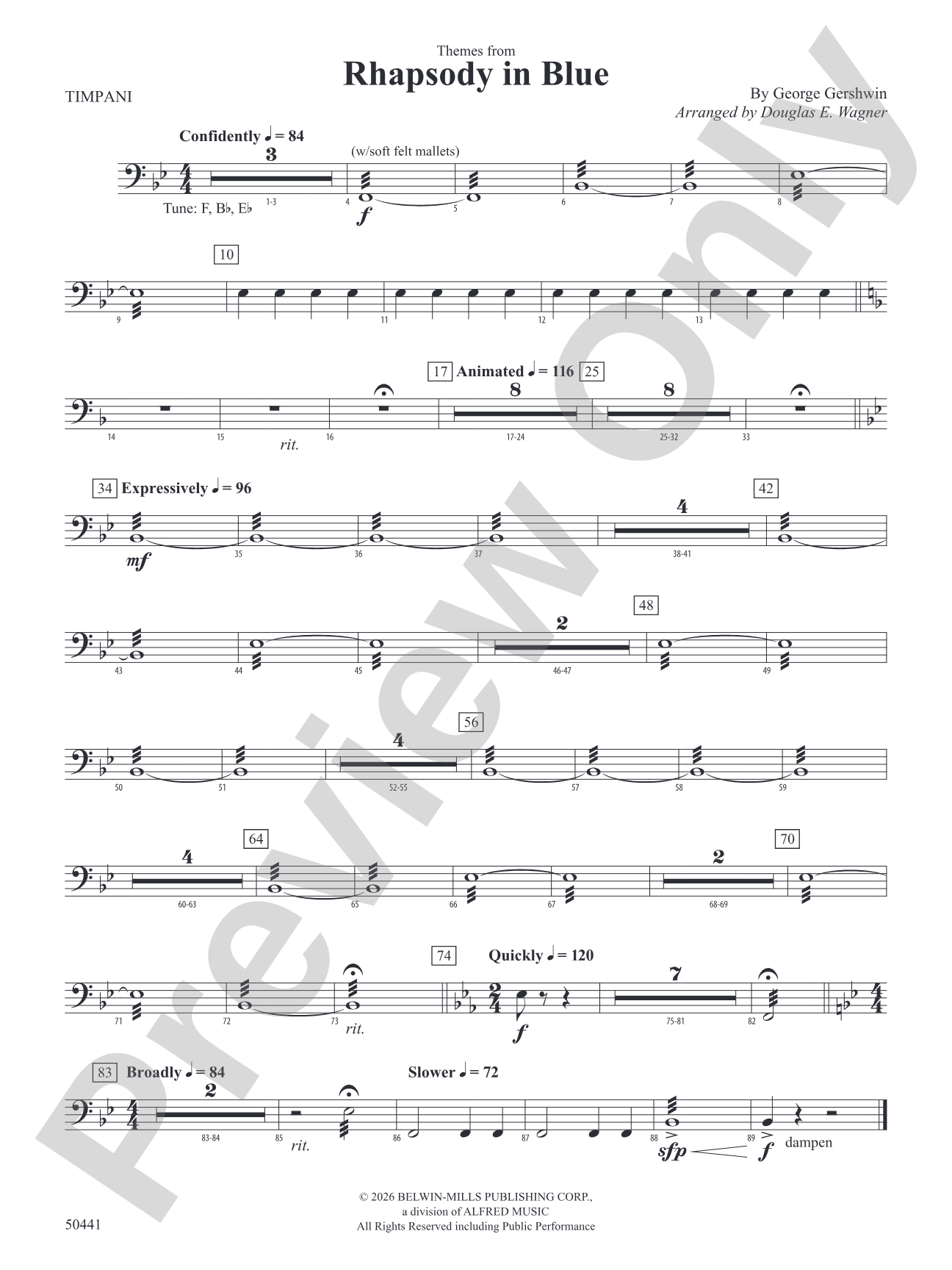 Rhapsody in Blue: Timpani