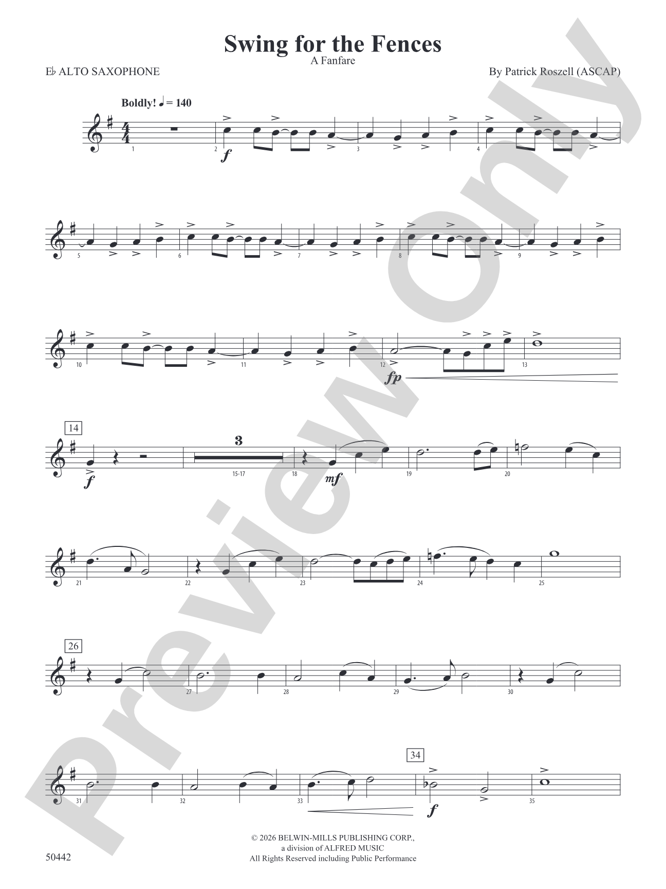 Swing for the Fences: E-flat Alto Saxophone
