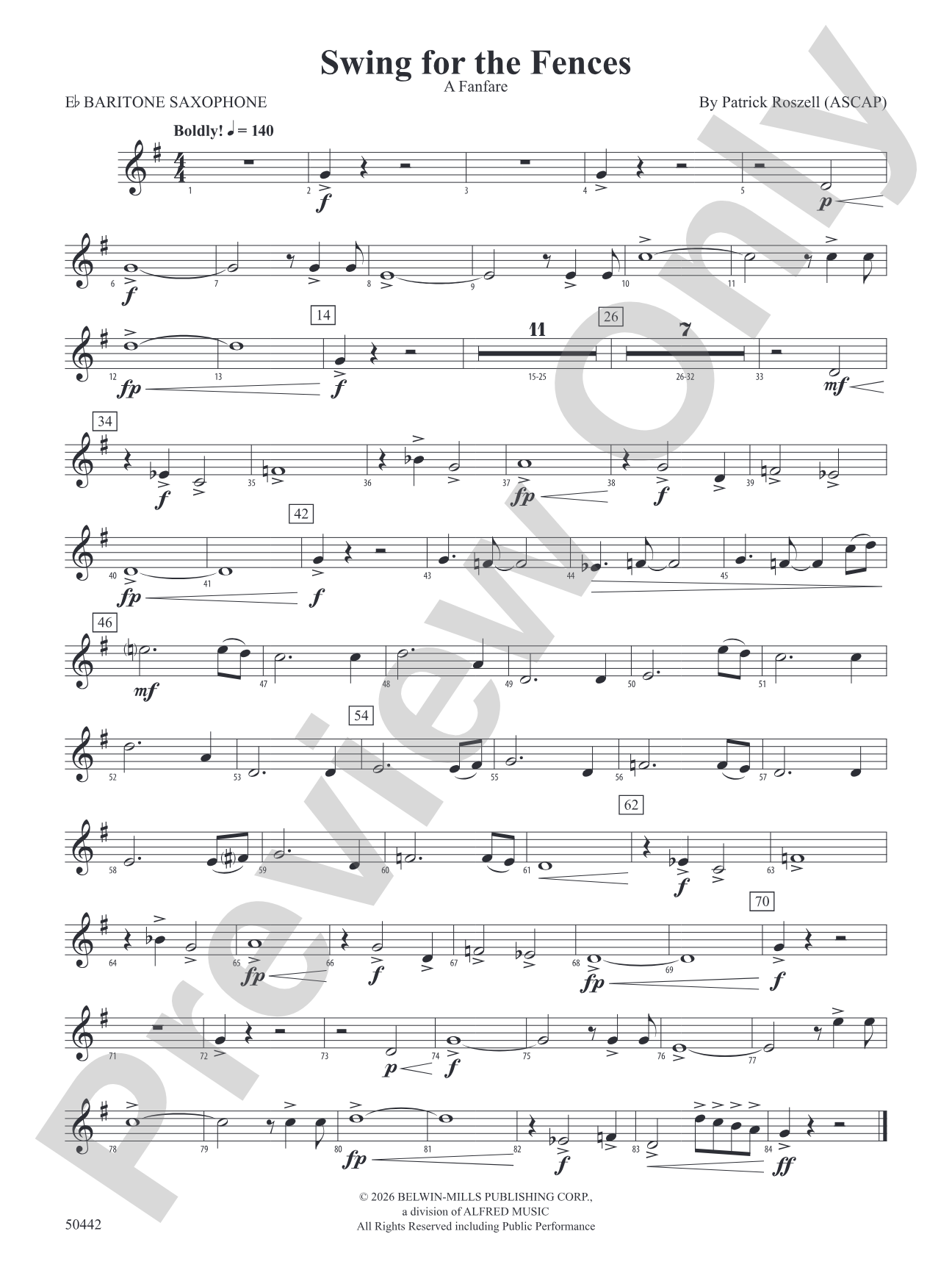 Swing for the Fences: E-flat Baritone Saxophone