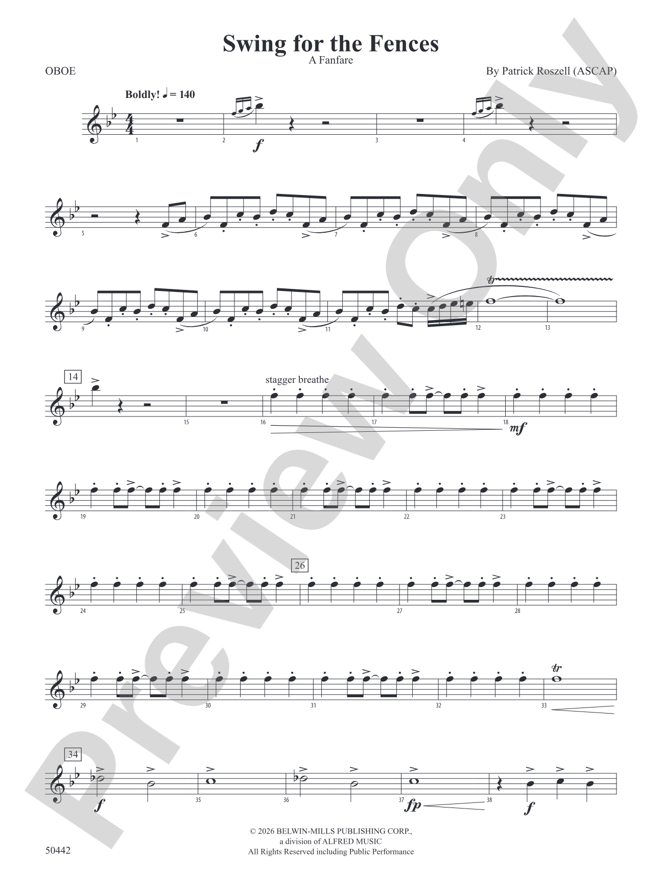Swing for the Fences: Oboe