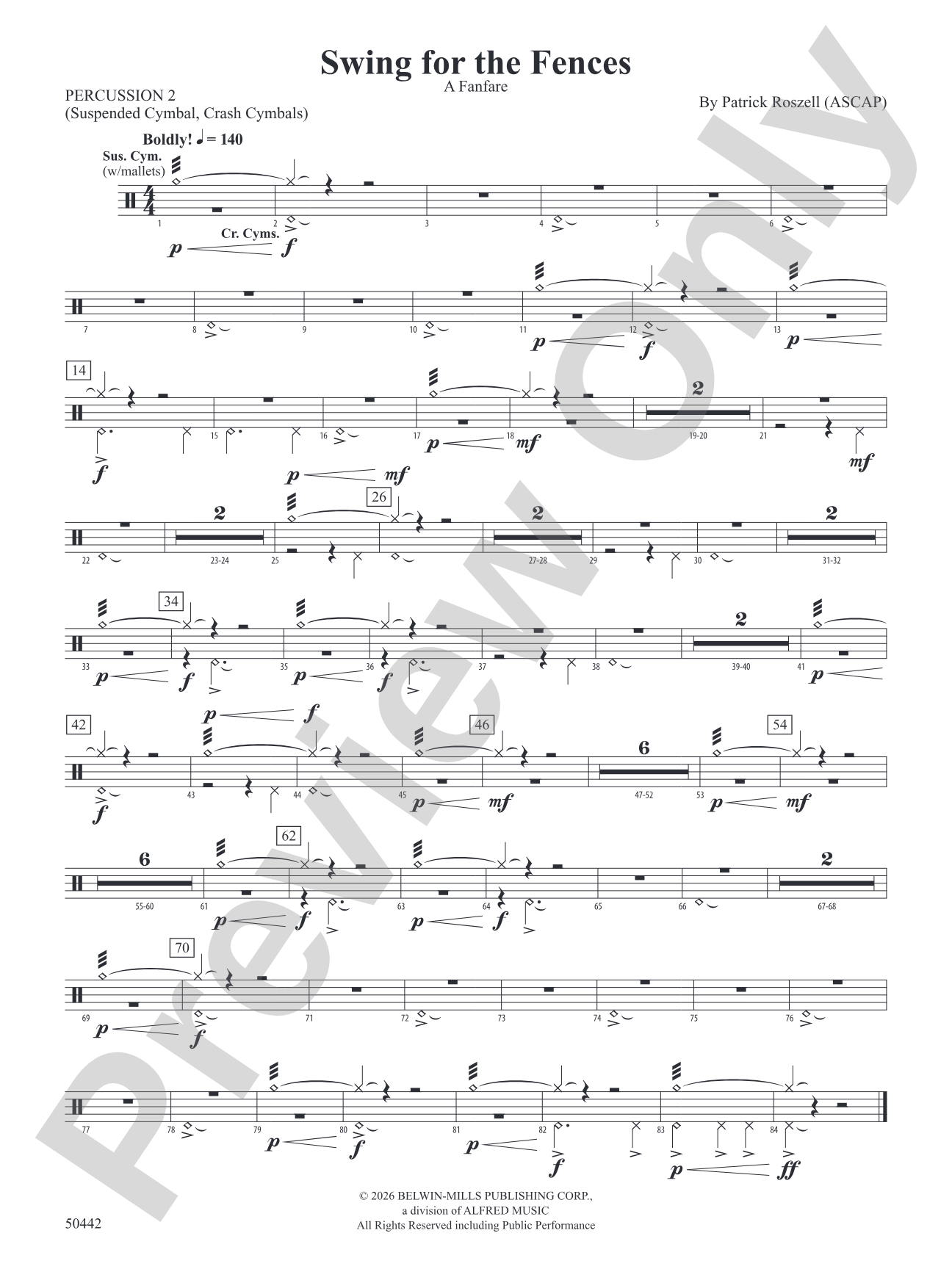Swing for the Fences: 2nd Percussion