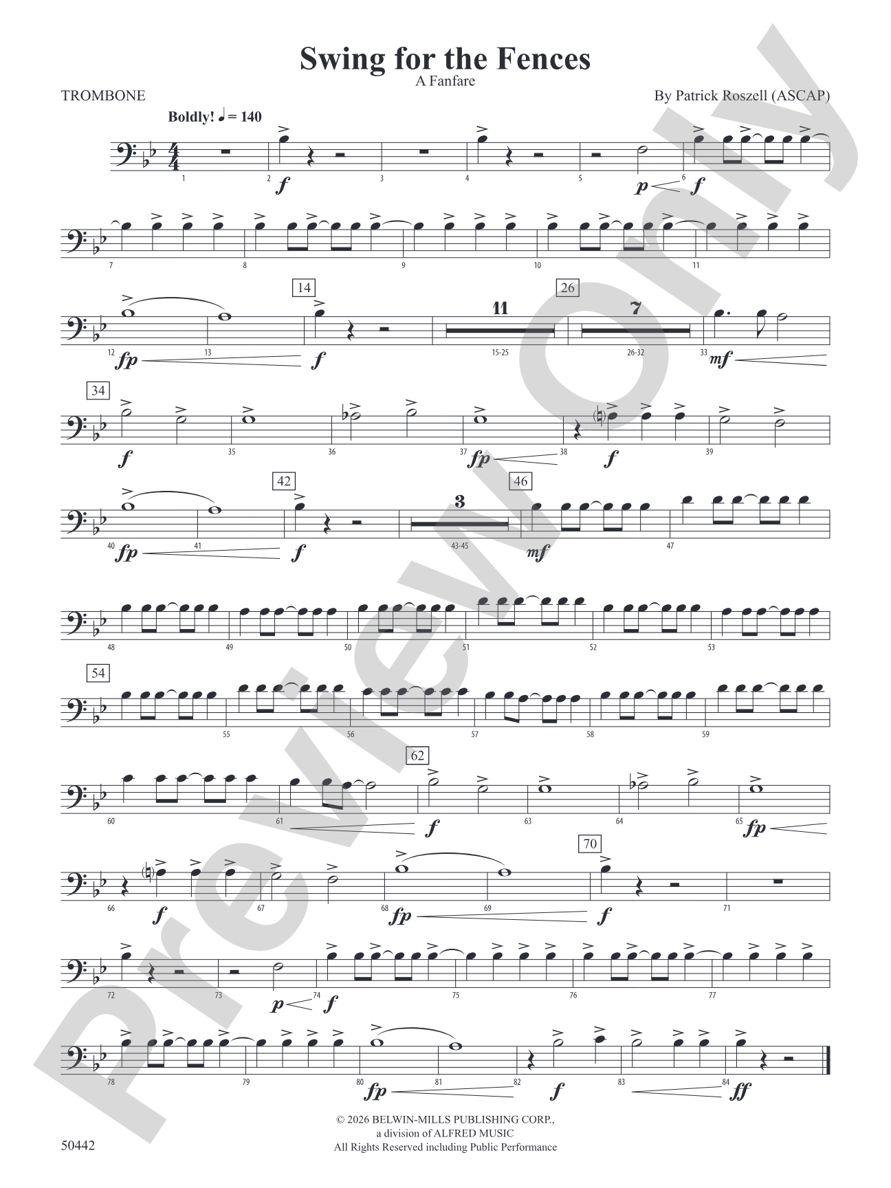 Swing for the Fences: 1st Trombone