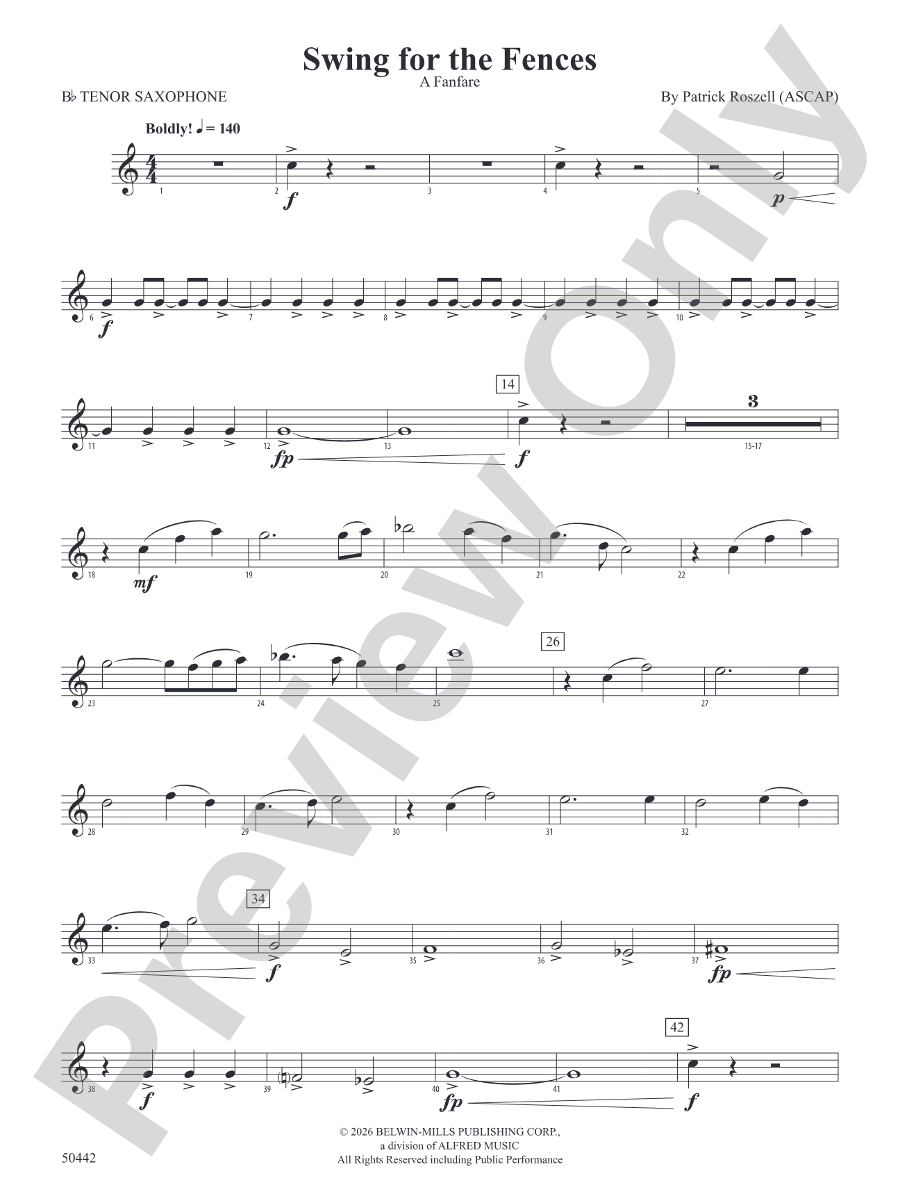 Swing for the Fences: B-flat Tenor Saxophone