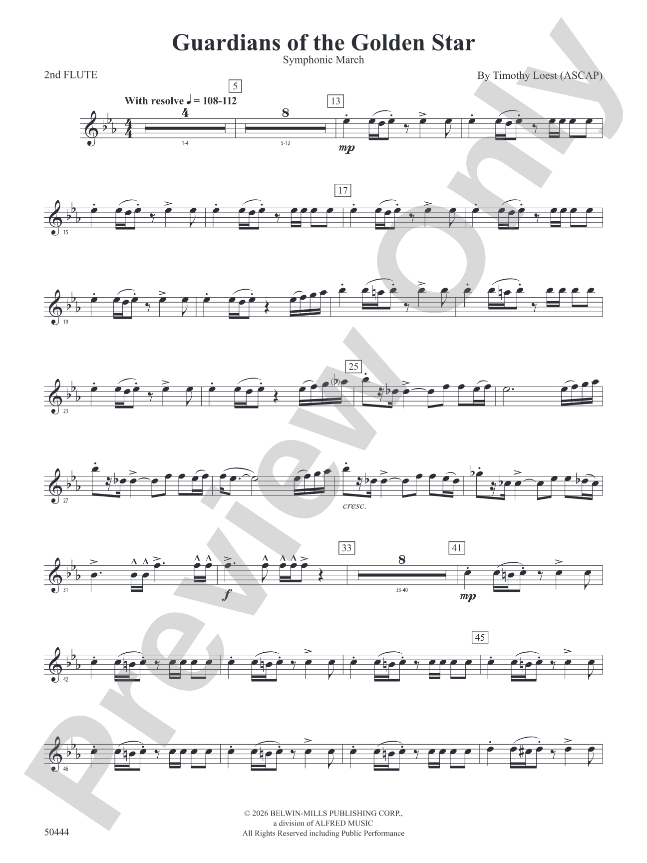 Guardians of the Golden Star: 2nd Flute