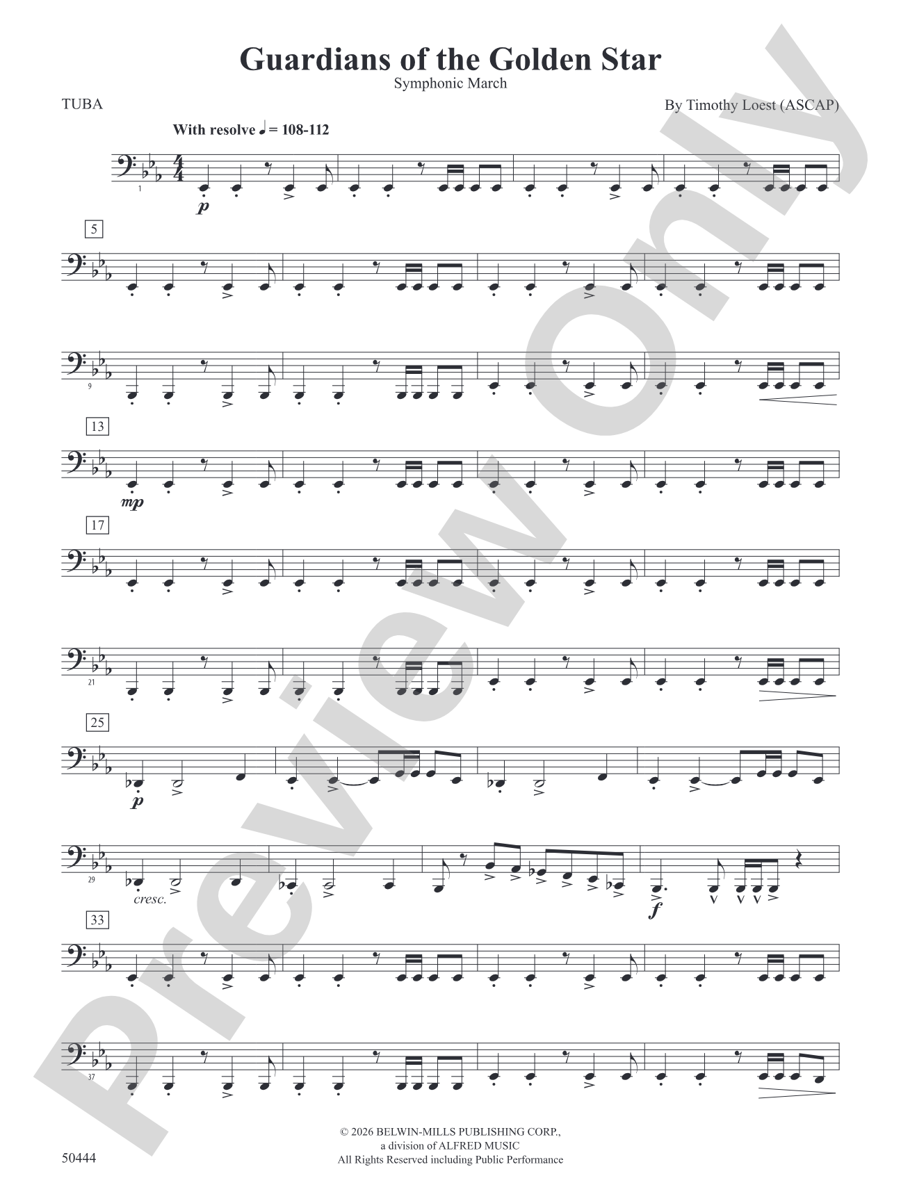 Guardians of the Golden Star: Tuba
