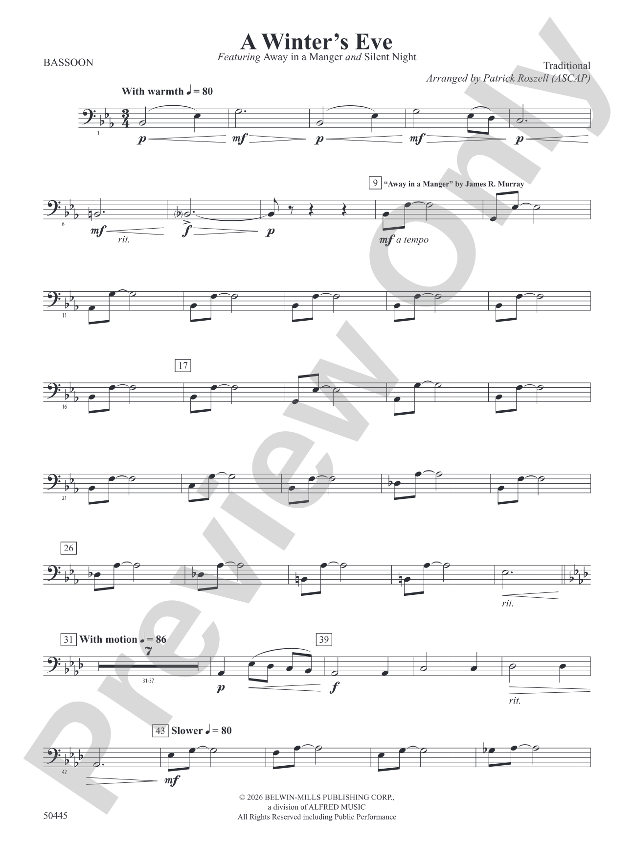A Winter's Eve: Bassoon