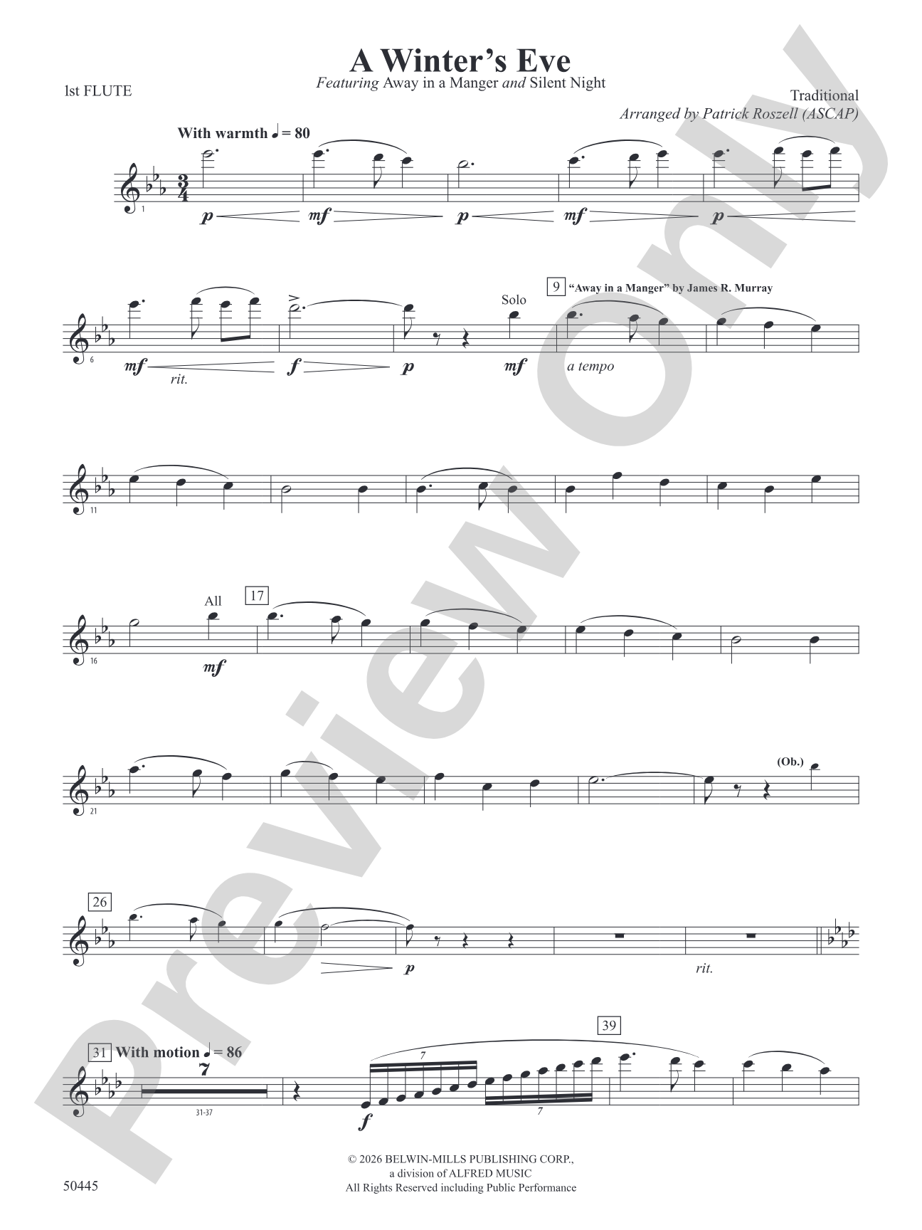 A Winter's Eve: Flute