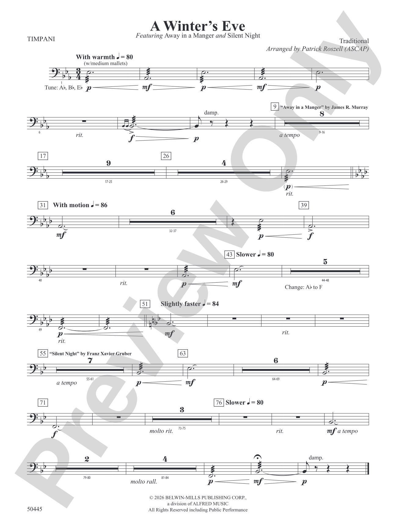 A Winter's Eve: Timpani