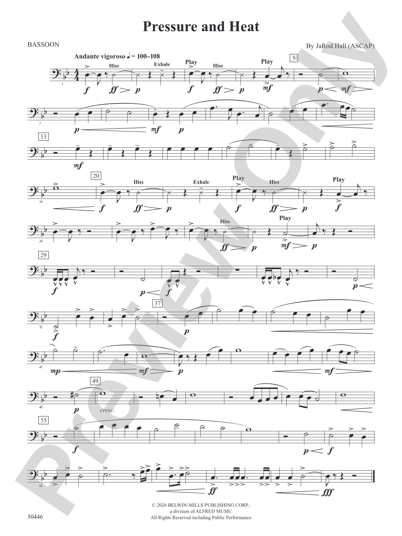 Pressure and Heat: Bassoon
