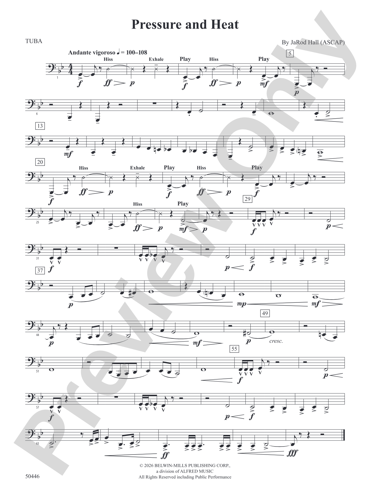 Pressure and Heat: Tuba