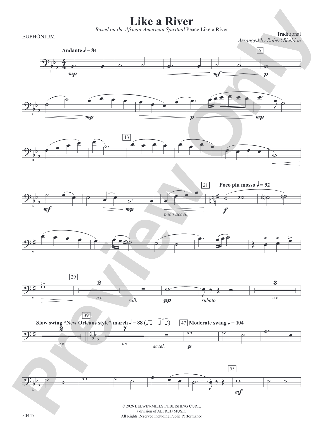Like a River: Baritone B.C.