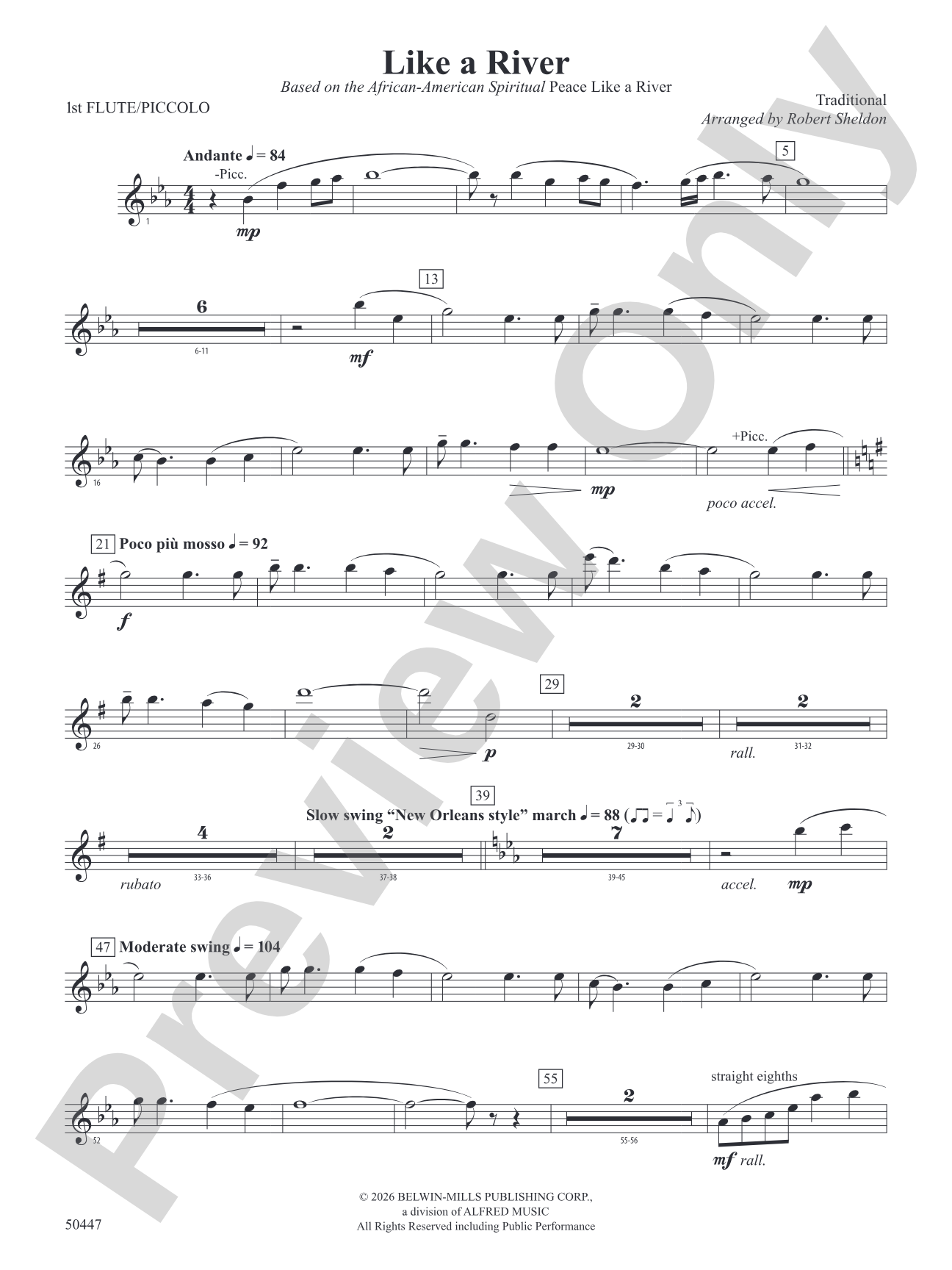 Like a River: Flute