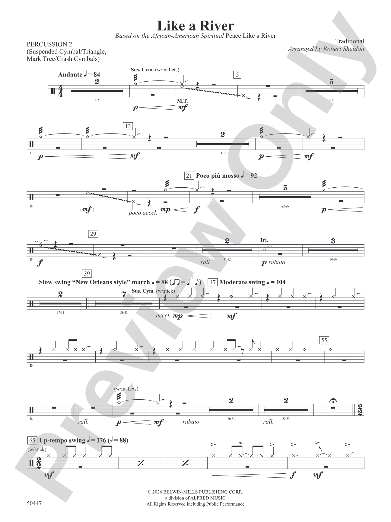 Like a River: 2nd Percussion