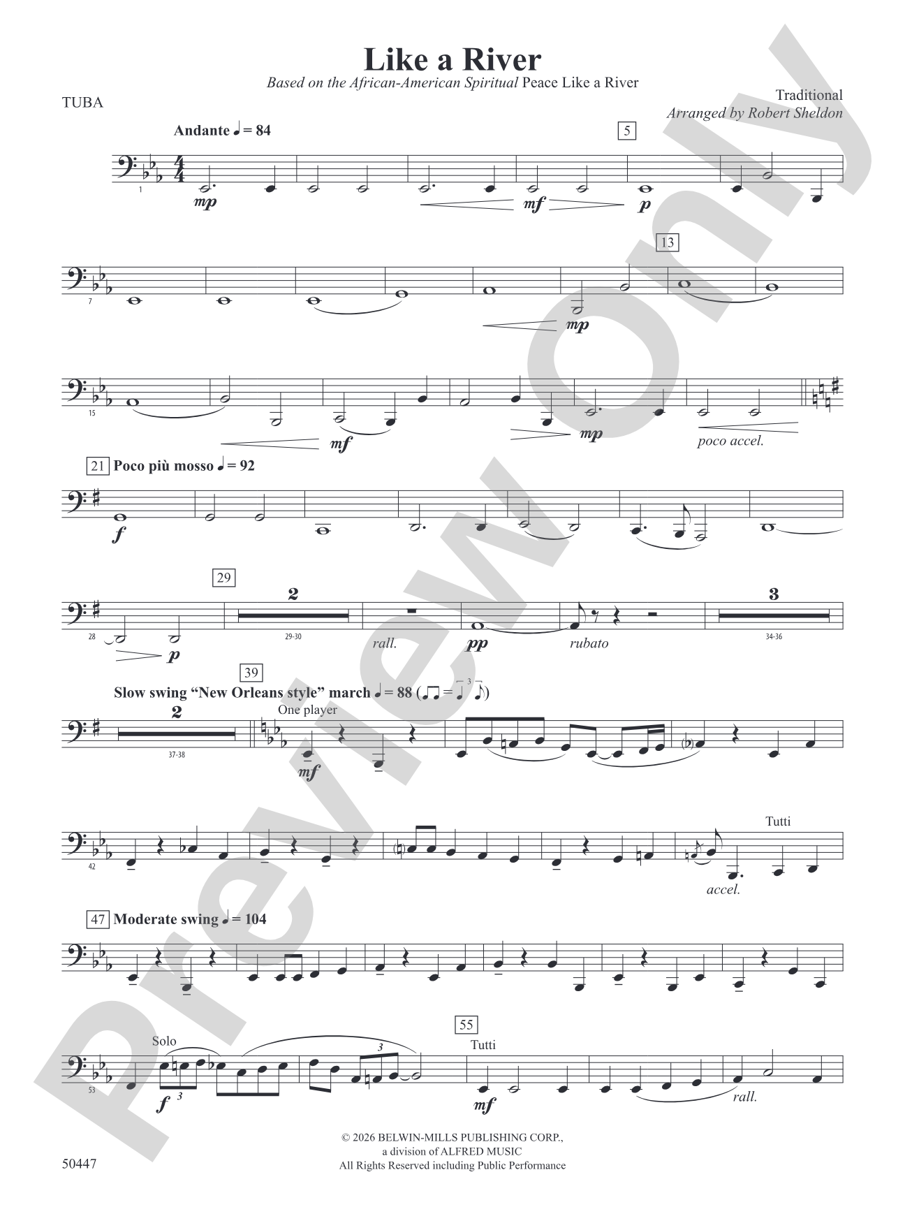 Like a River: Tuba