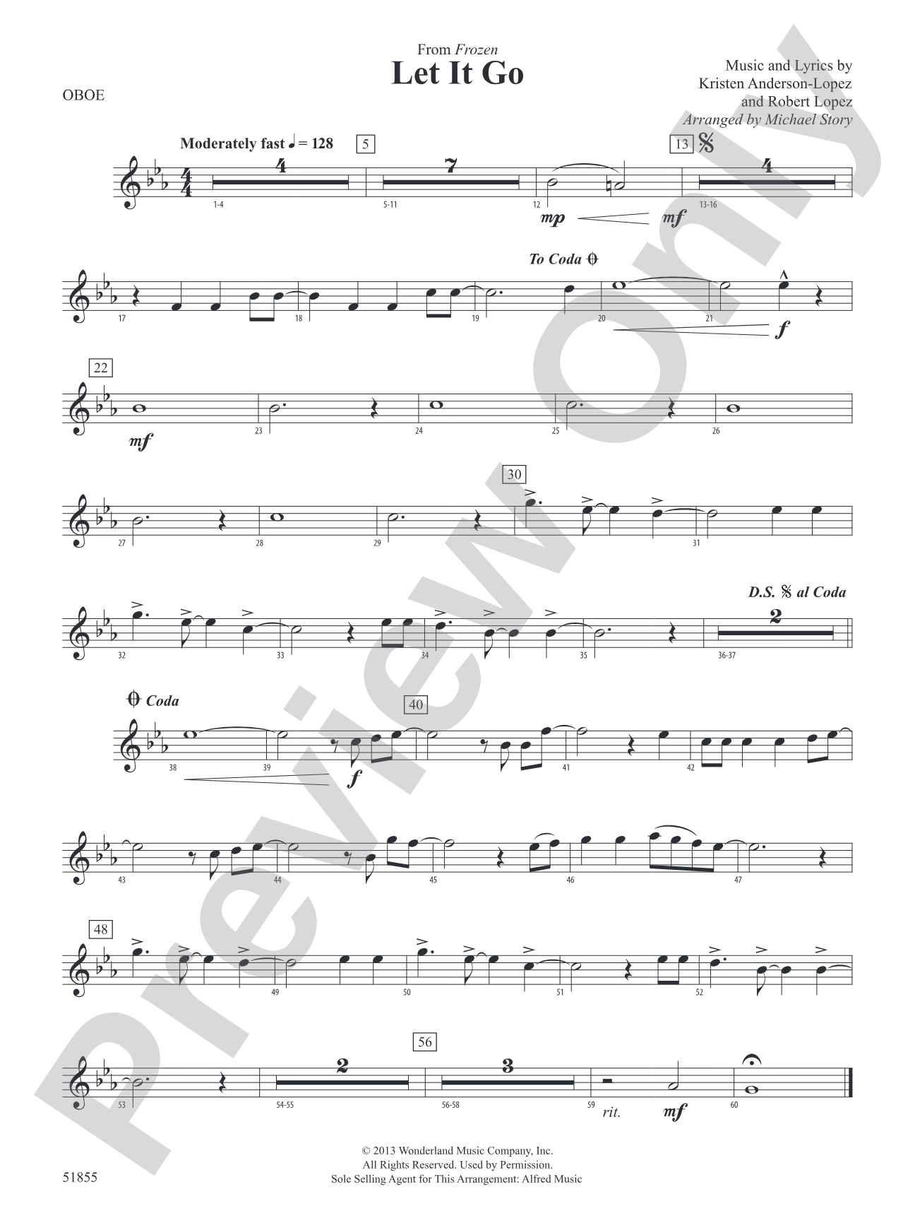 Let It Go: Oboe
