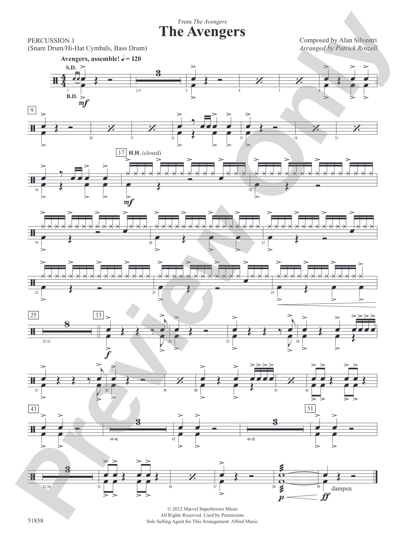 The Avengers: 1st Percussion