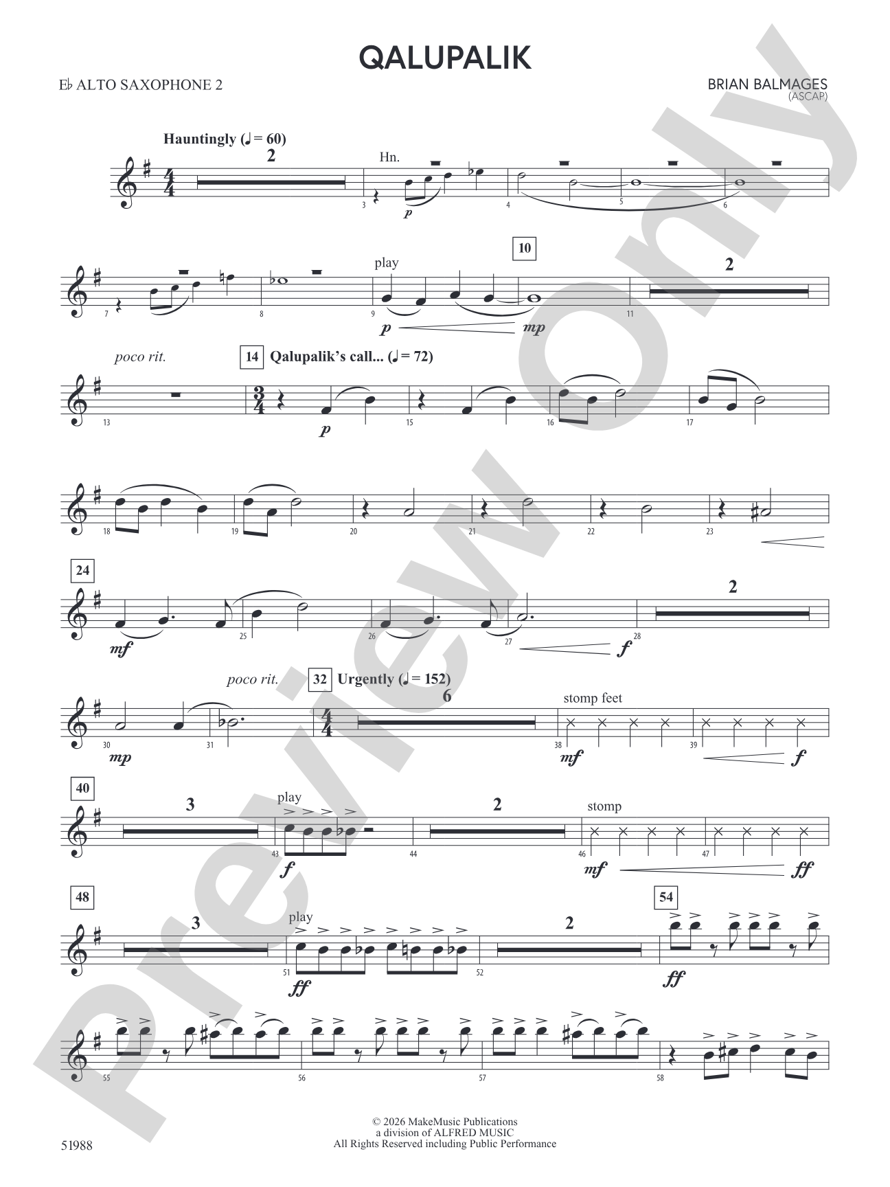 Qalupalik: 2nd E-flat Alto Saxophone
