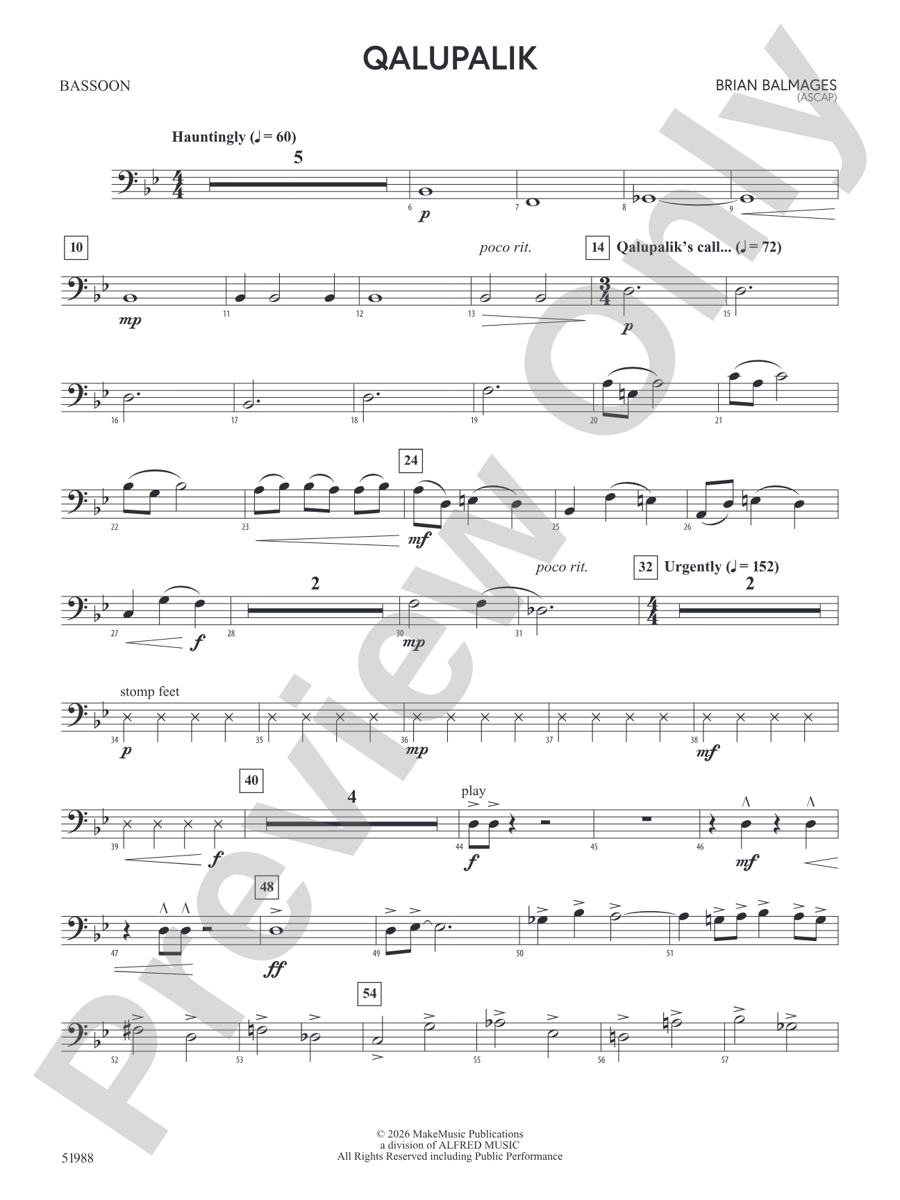 Qalupalik: Bassoon