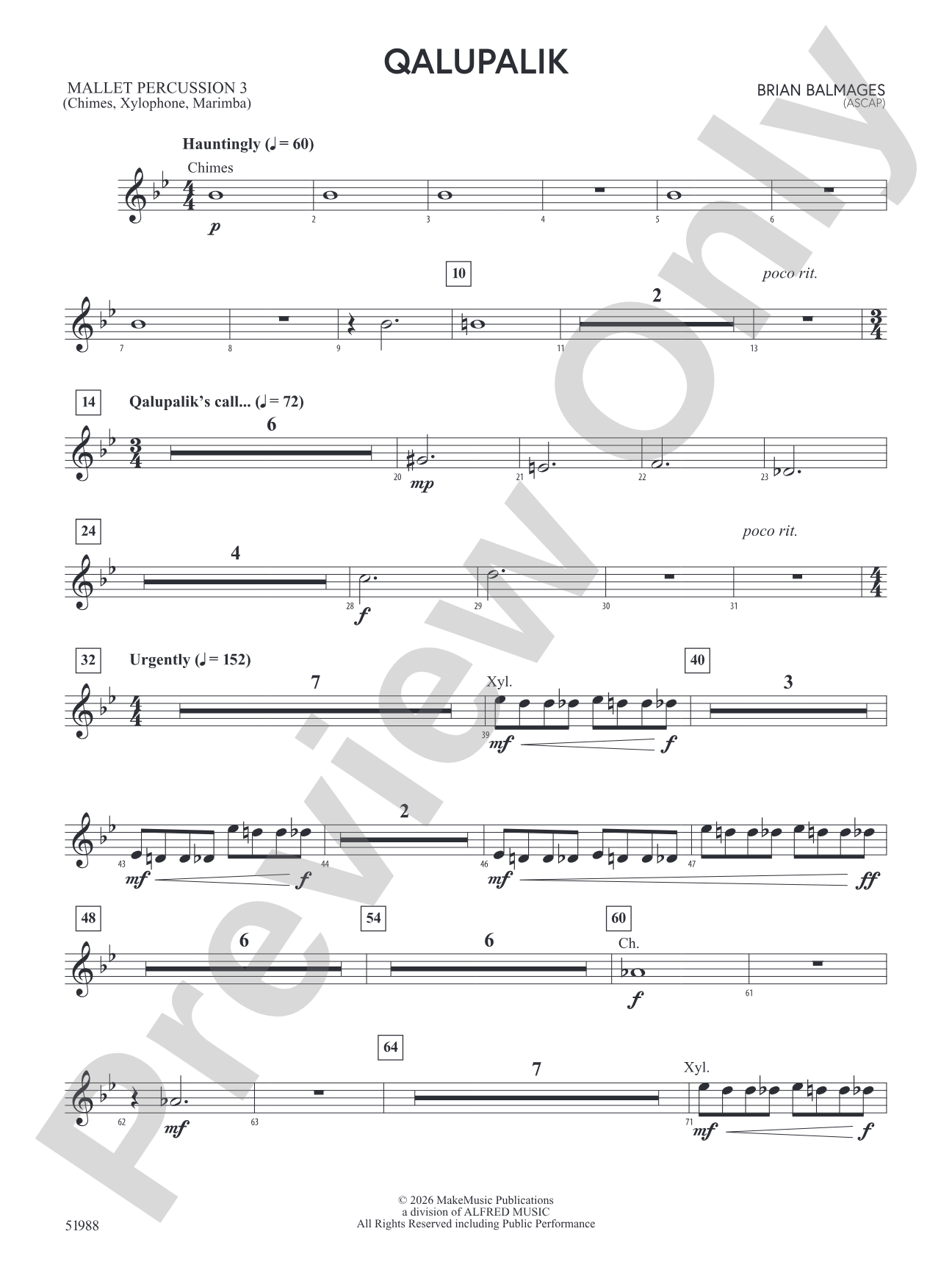 Qalupalik: 3rd Mallet Percussion