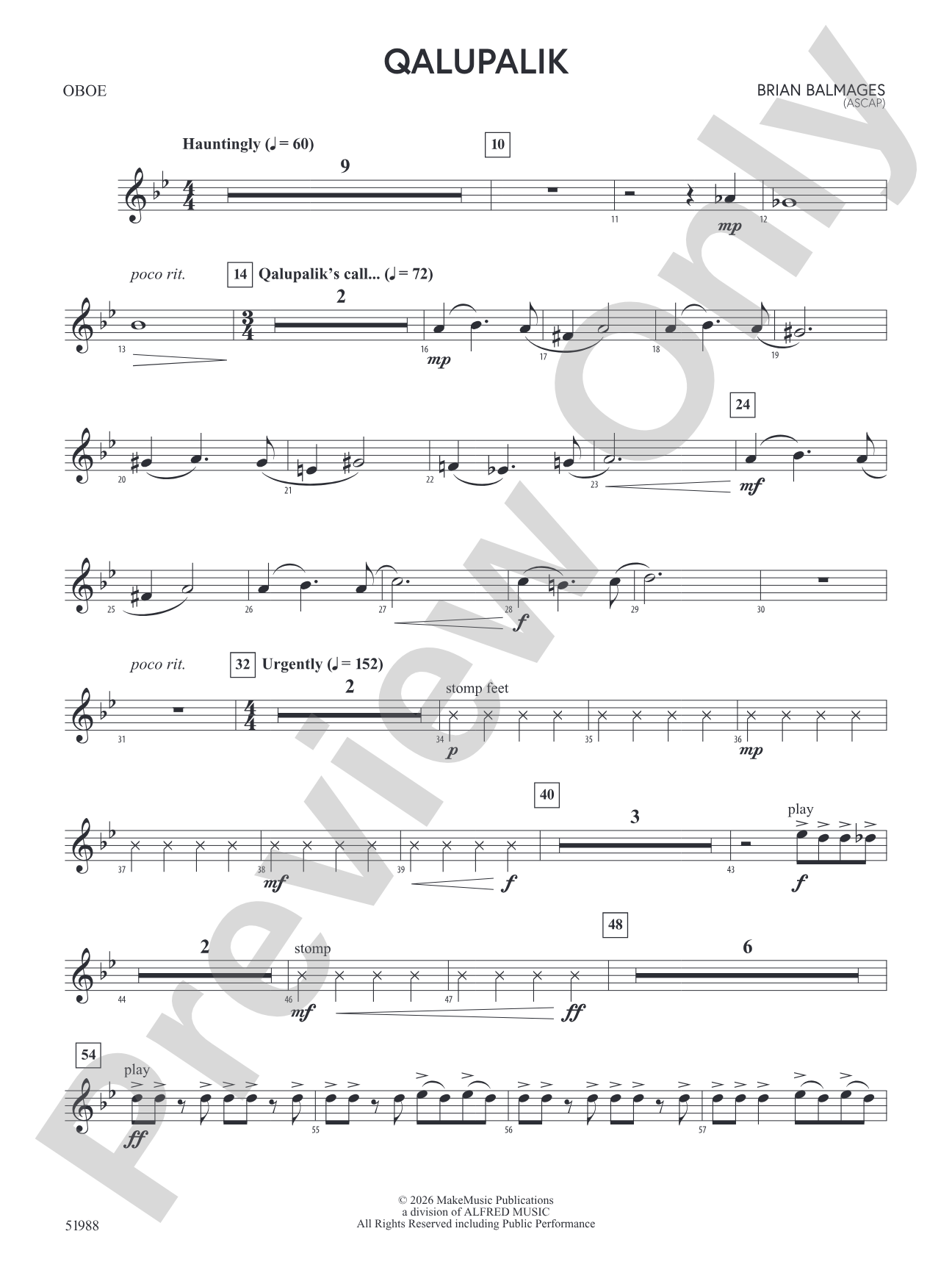 Qalupalik: Oboe