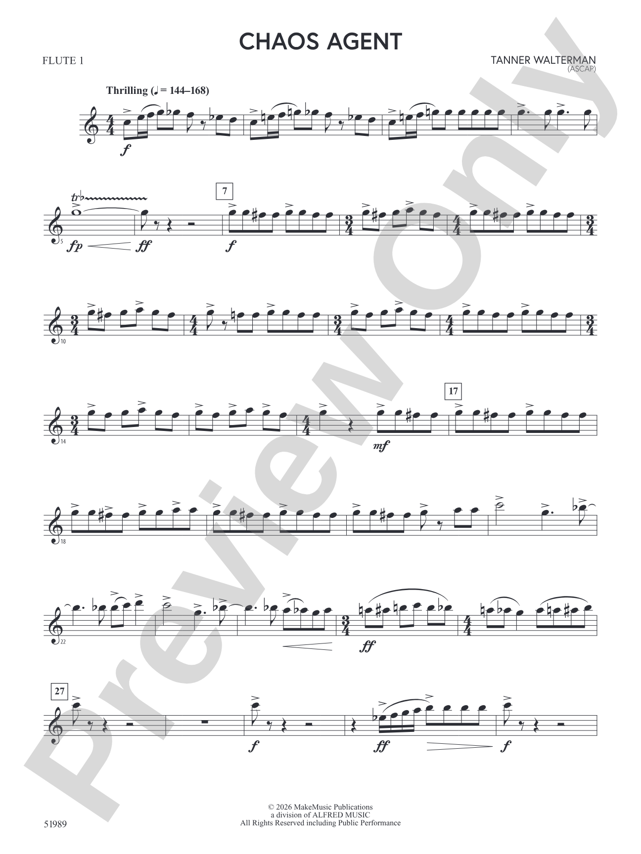 Chaos Agent: Flute