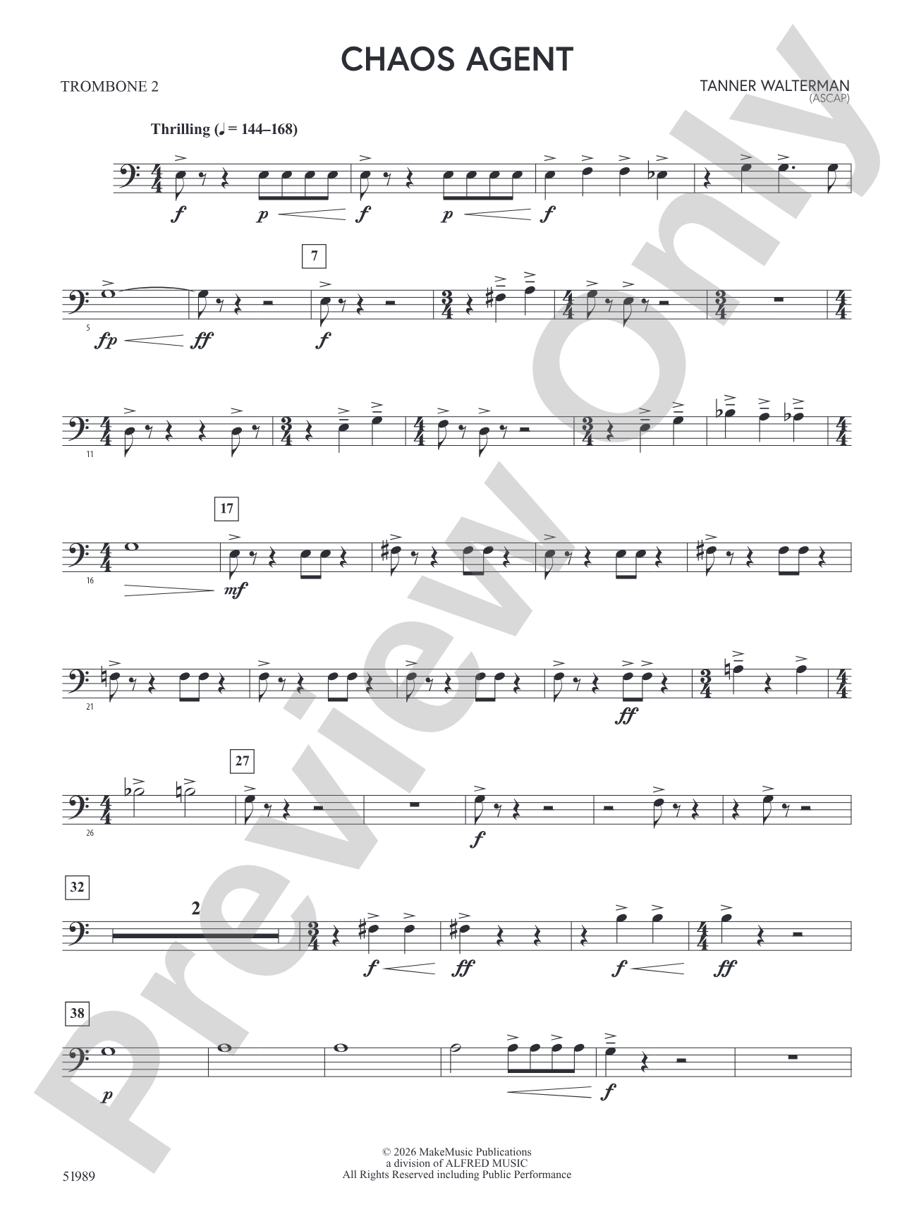 Chaos Agent: 2nd Trombone