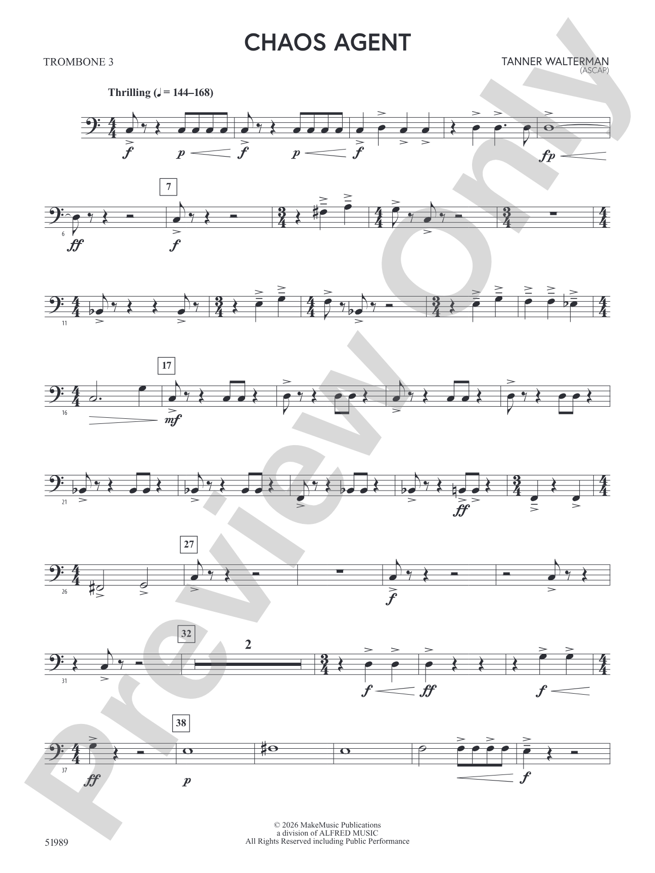 Chaos Agent: 3rd Trombone