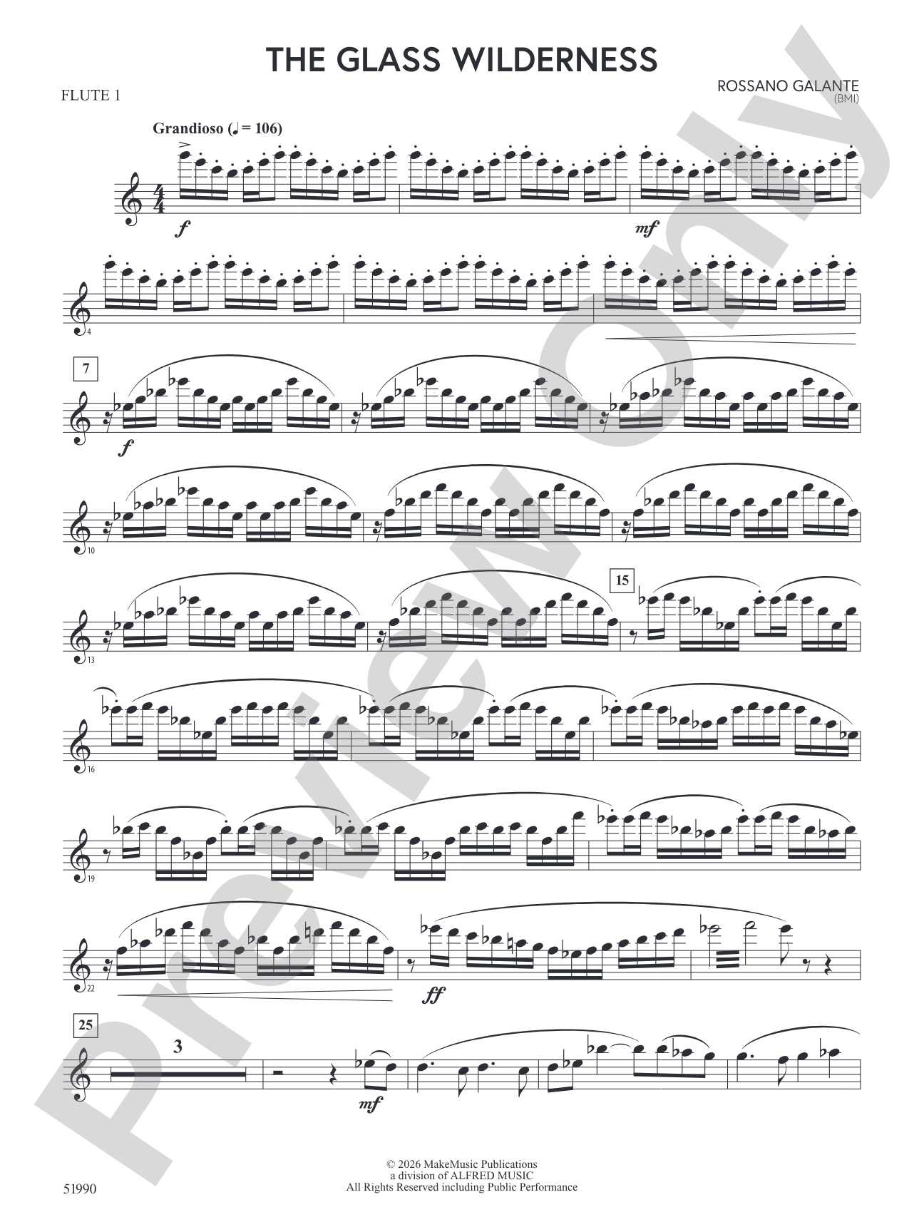 The Glass Wilderness: Flute