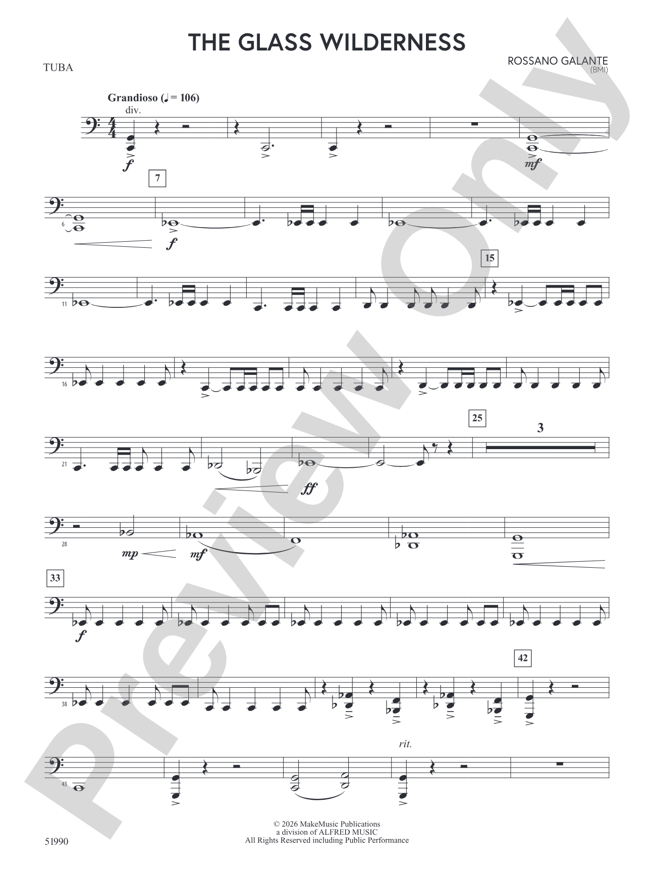 The Glass Wilderness: Tuba