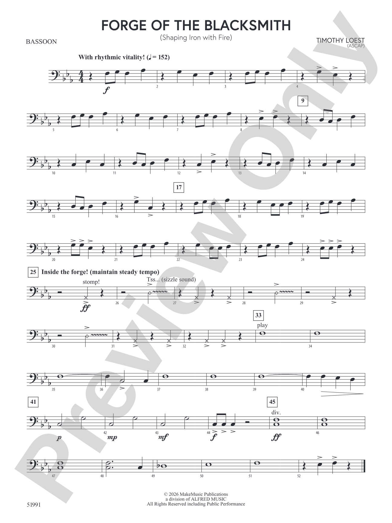 Forge of the Blacksmith: Bassoon