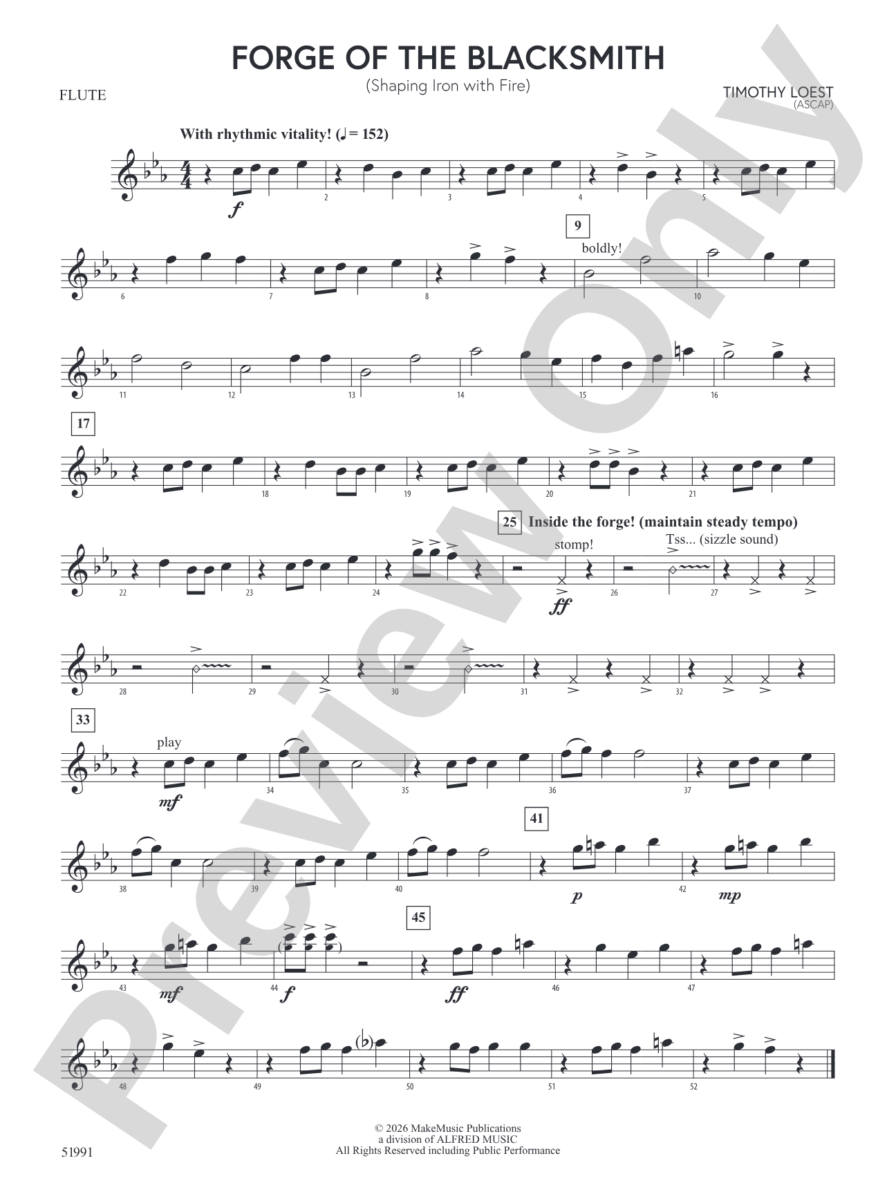 Forge of the Blacksmith: Flute