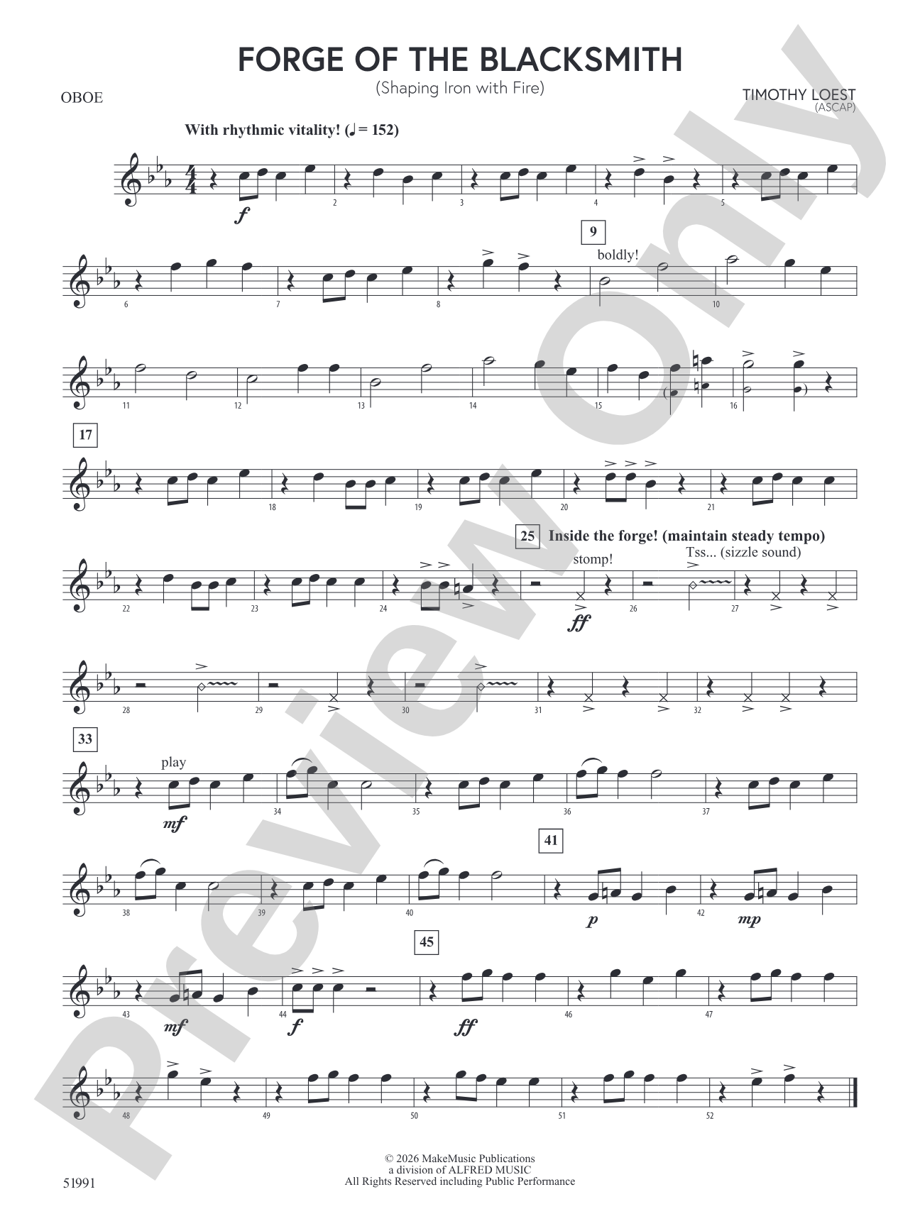 Forge of the Blacksmith: Oboe