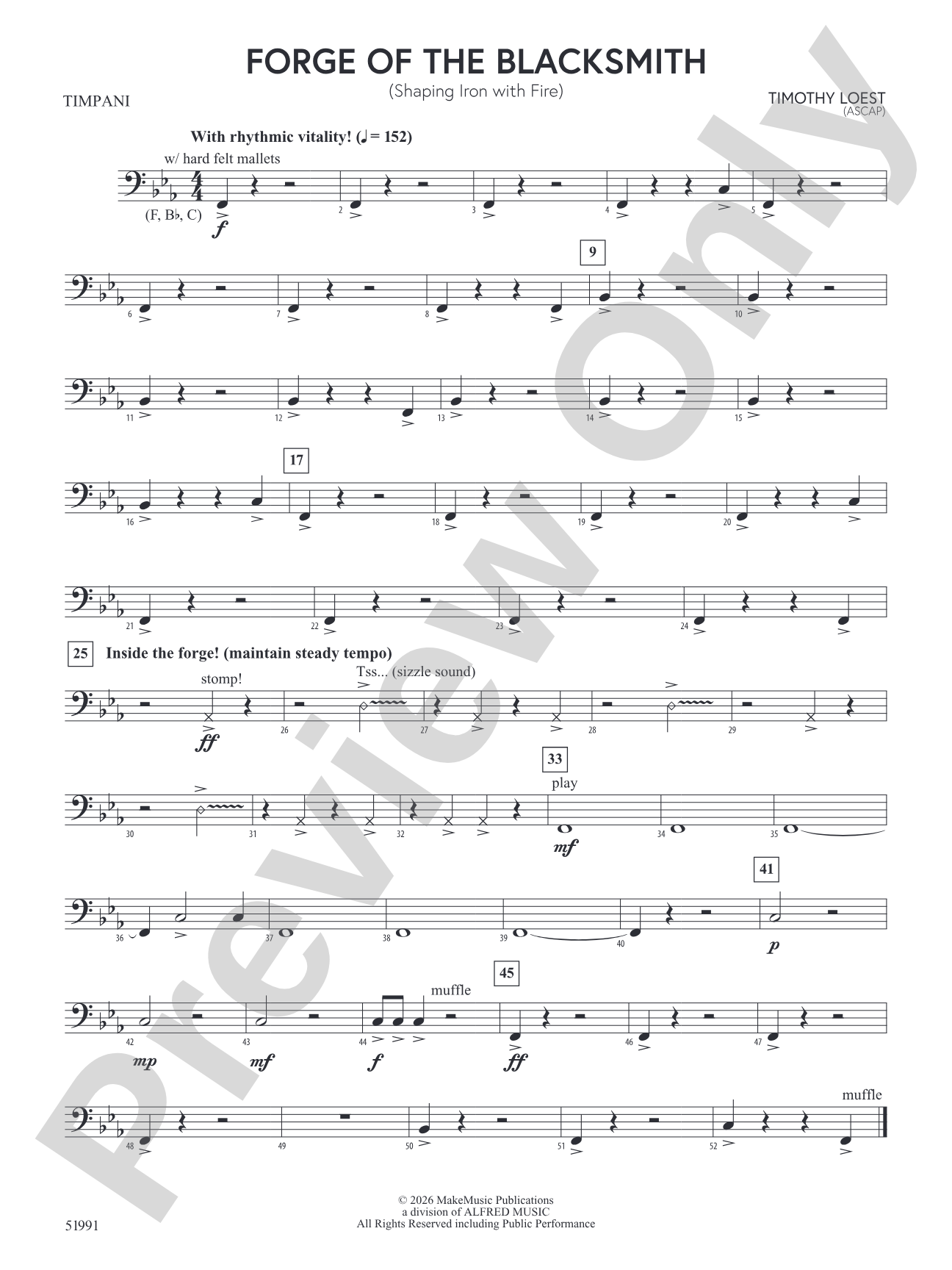 Forge of the Blacksmith: Timpani