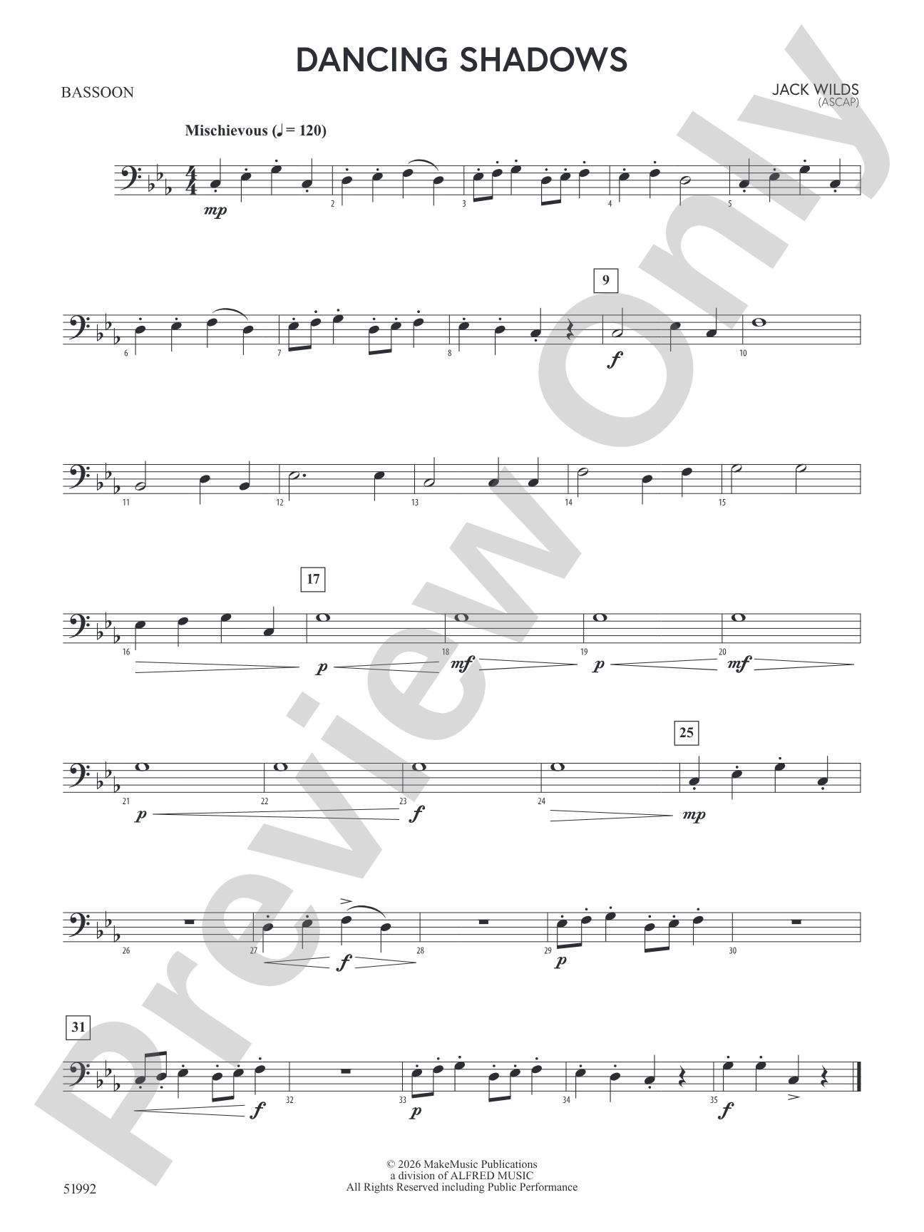 Dancing Shadows: Bassoon