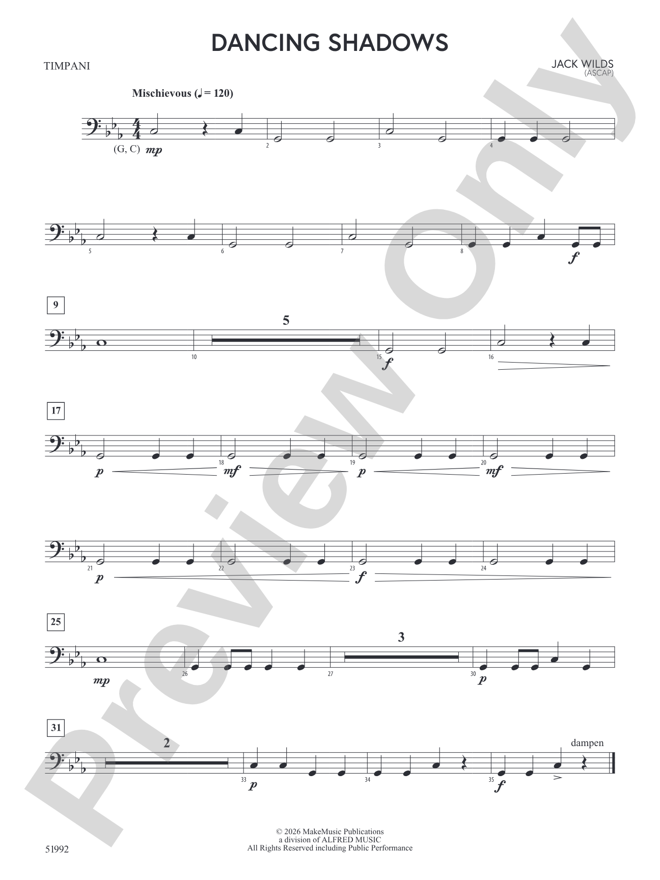 Dancing Shadows: Timpani