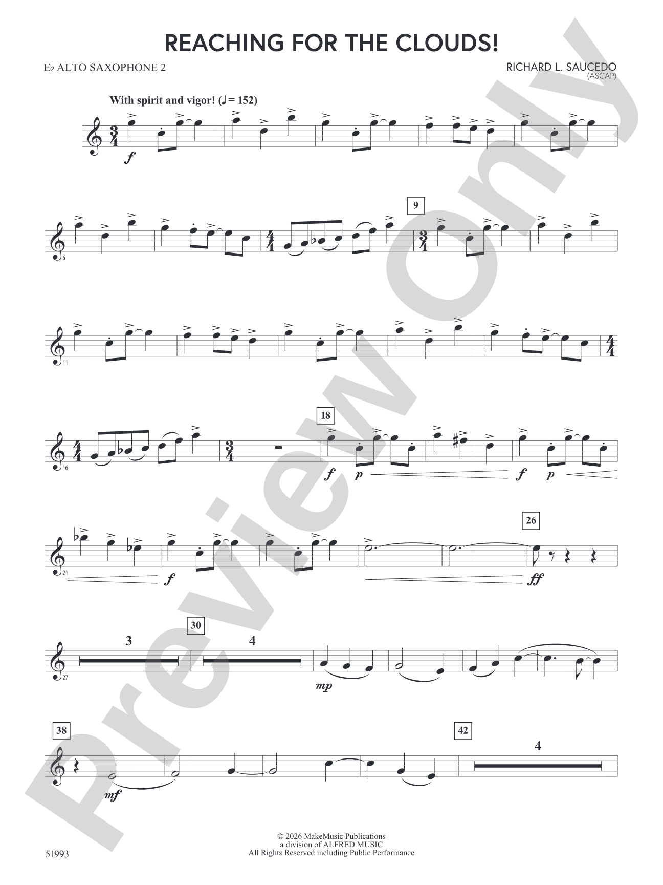 Reaching For the Clouds!: 2nd E-flat Alto Saxophone