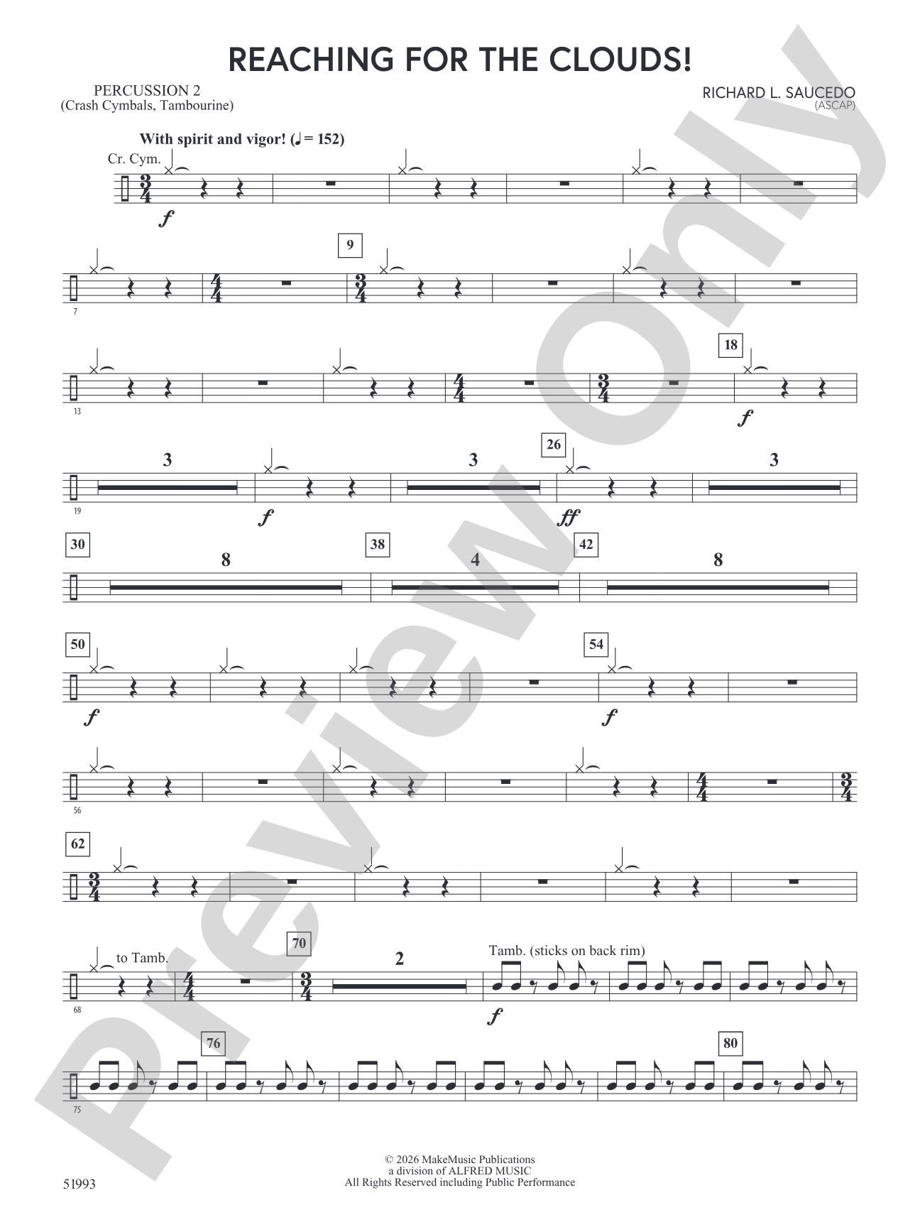 Reaching For the Clouds!: 2nd Percussion
