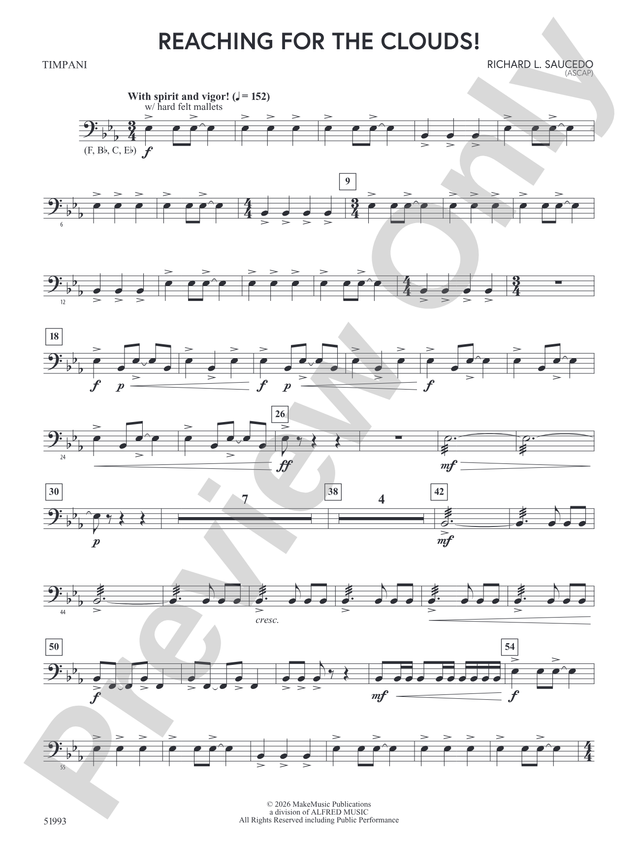 Reaching For the Clouds!: Timpani