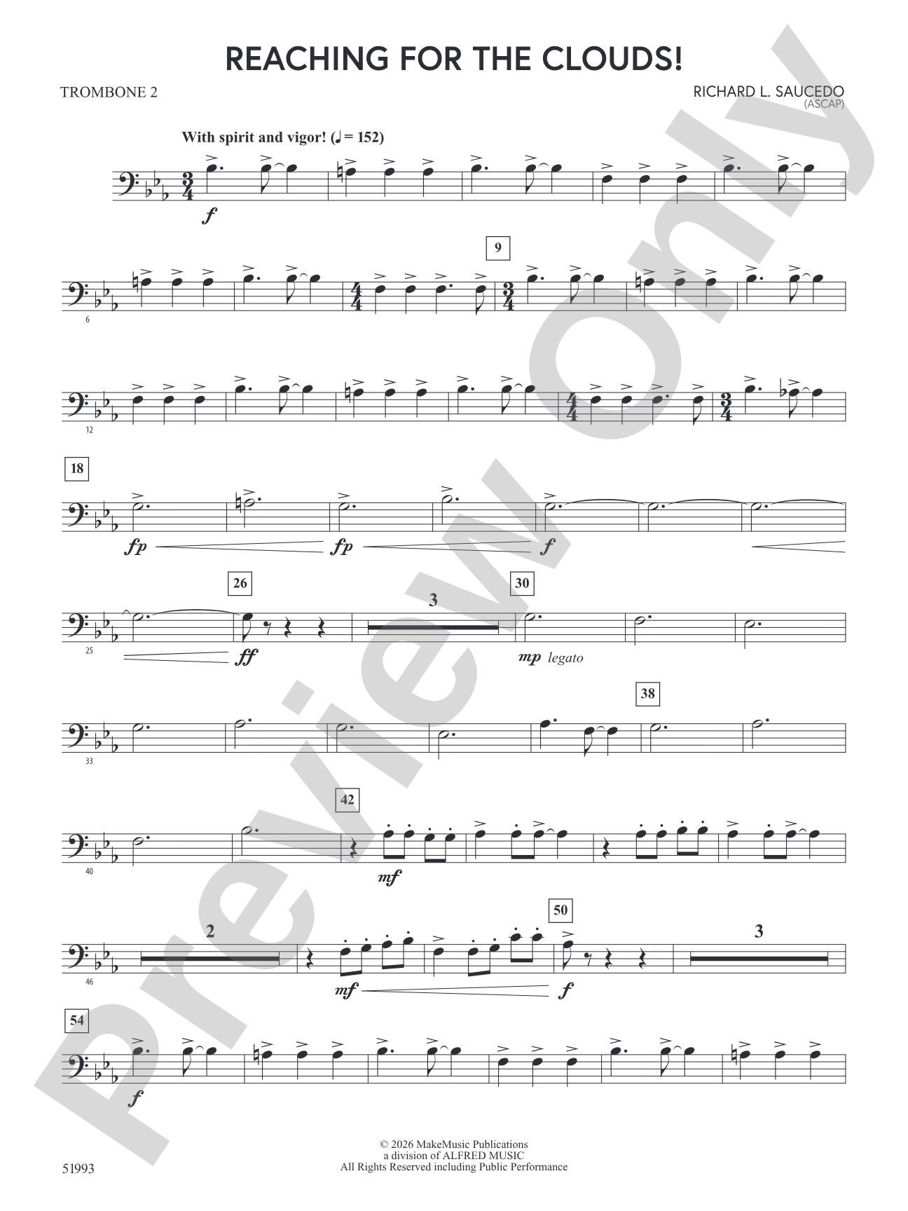 Reaching For the Clouds!: 2nd Trombone