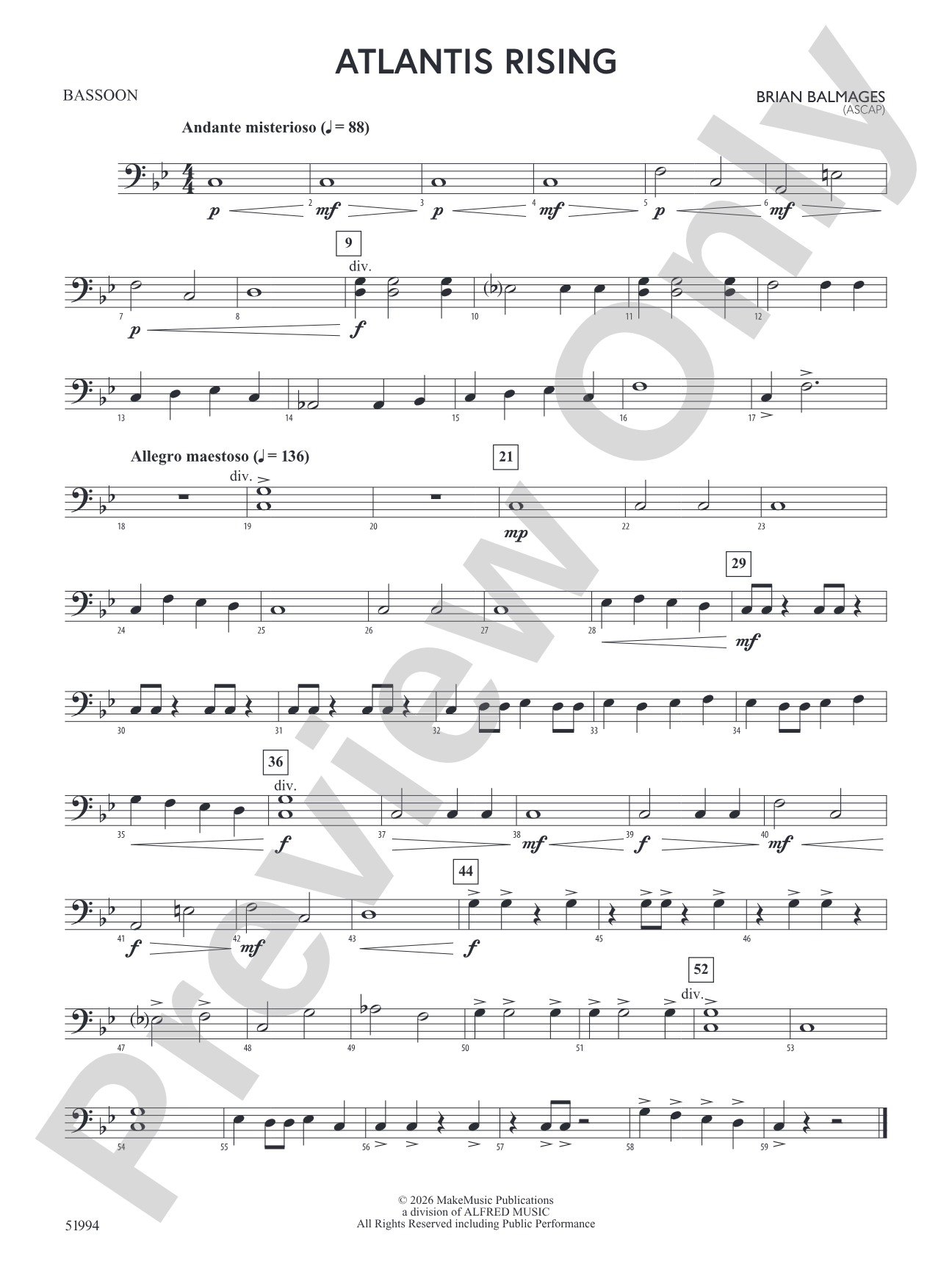 Atlantis Rising: Bassoon