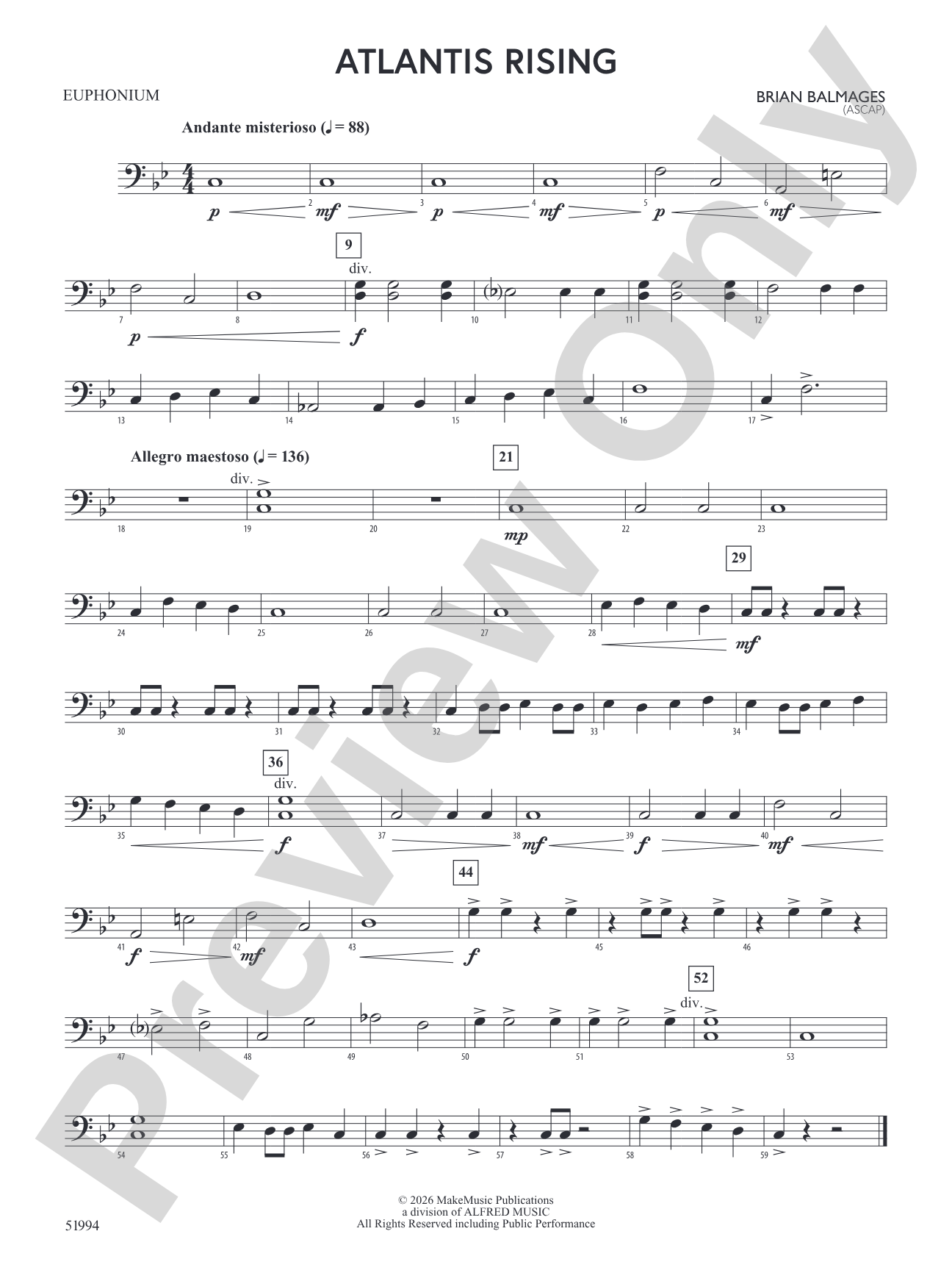 Atlantis Rising: Baritone B.C.