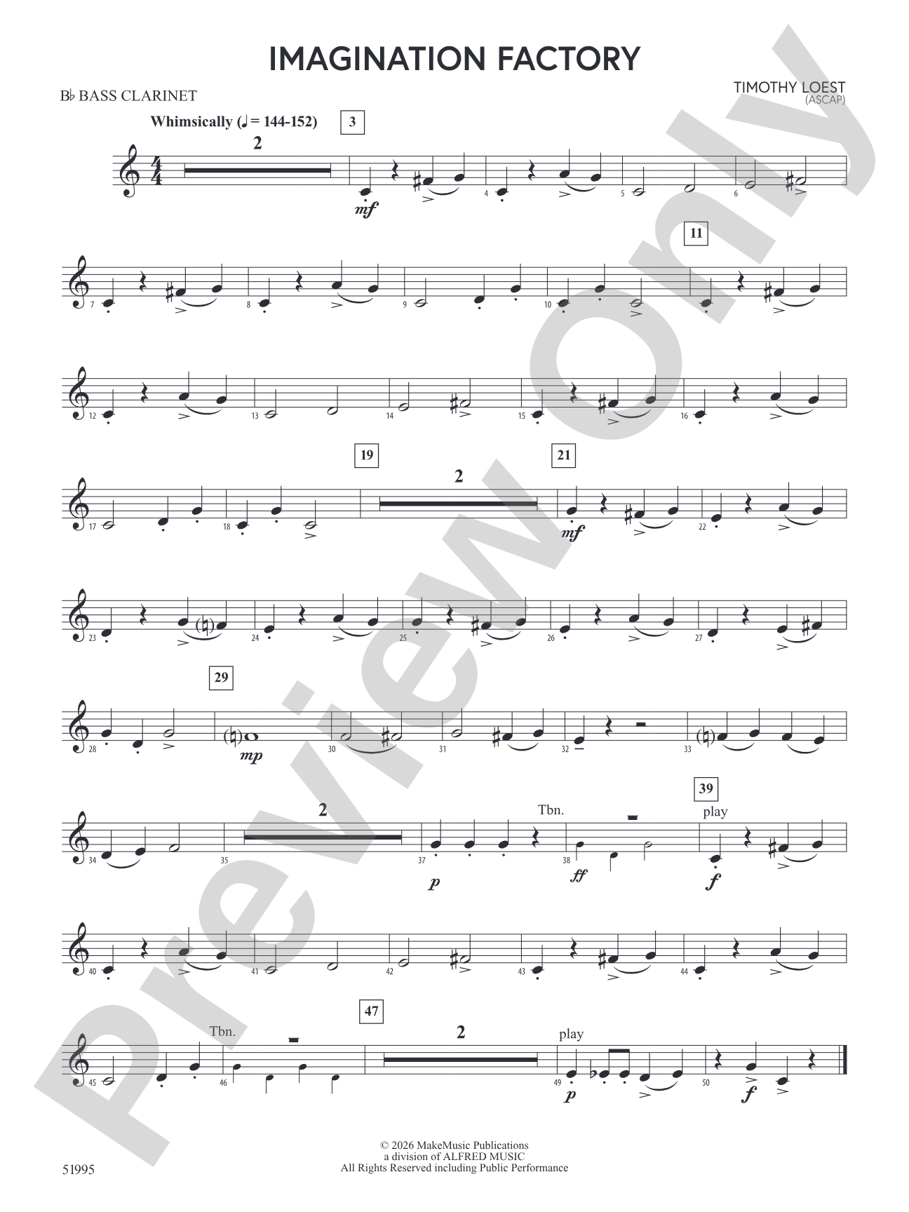 Imagination Factory: B-flat Bass Clarinet