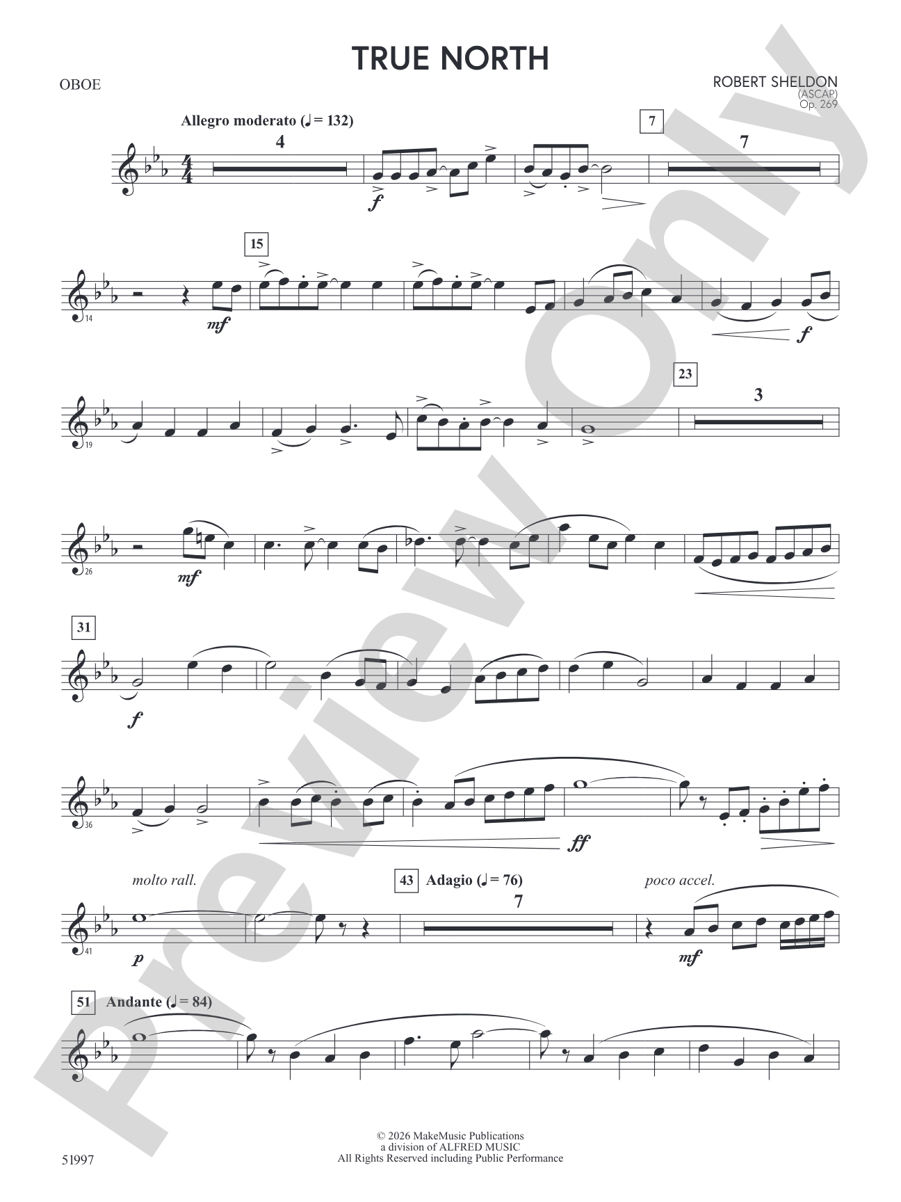 True North: Oboe