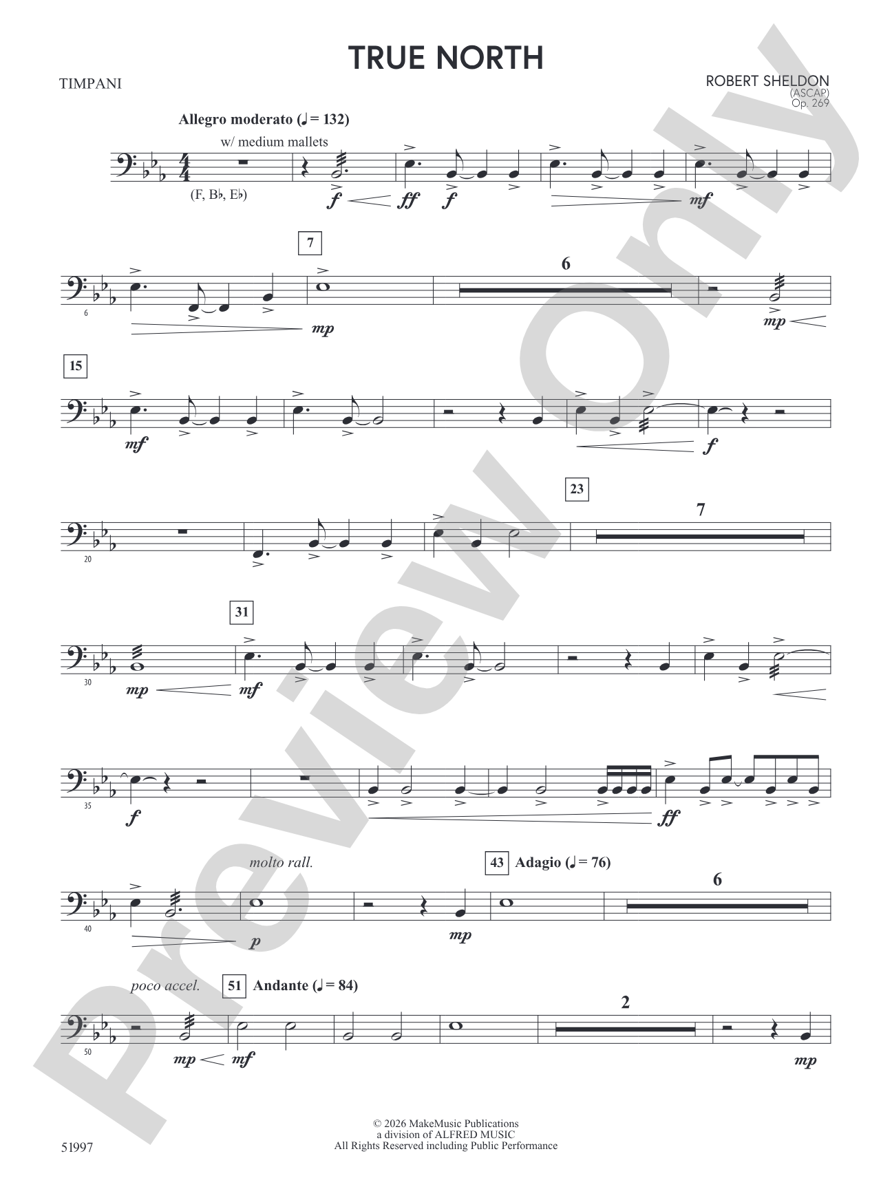 True North: Timpani
