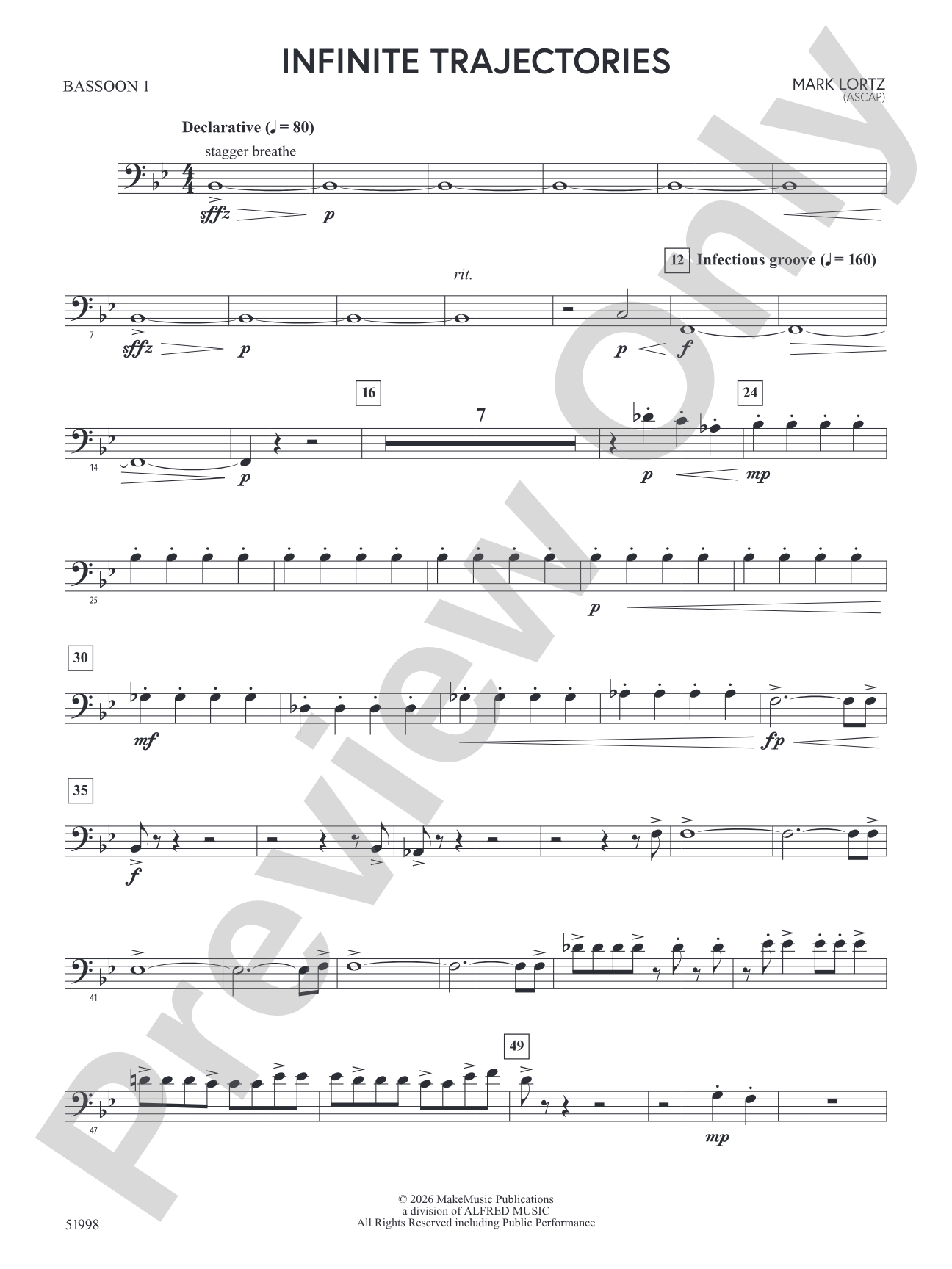 Infinite Trajectories: Bassoon