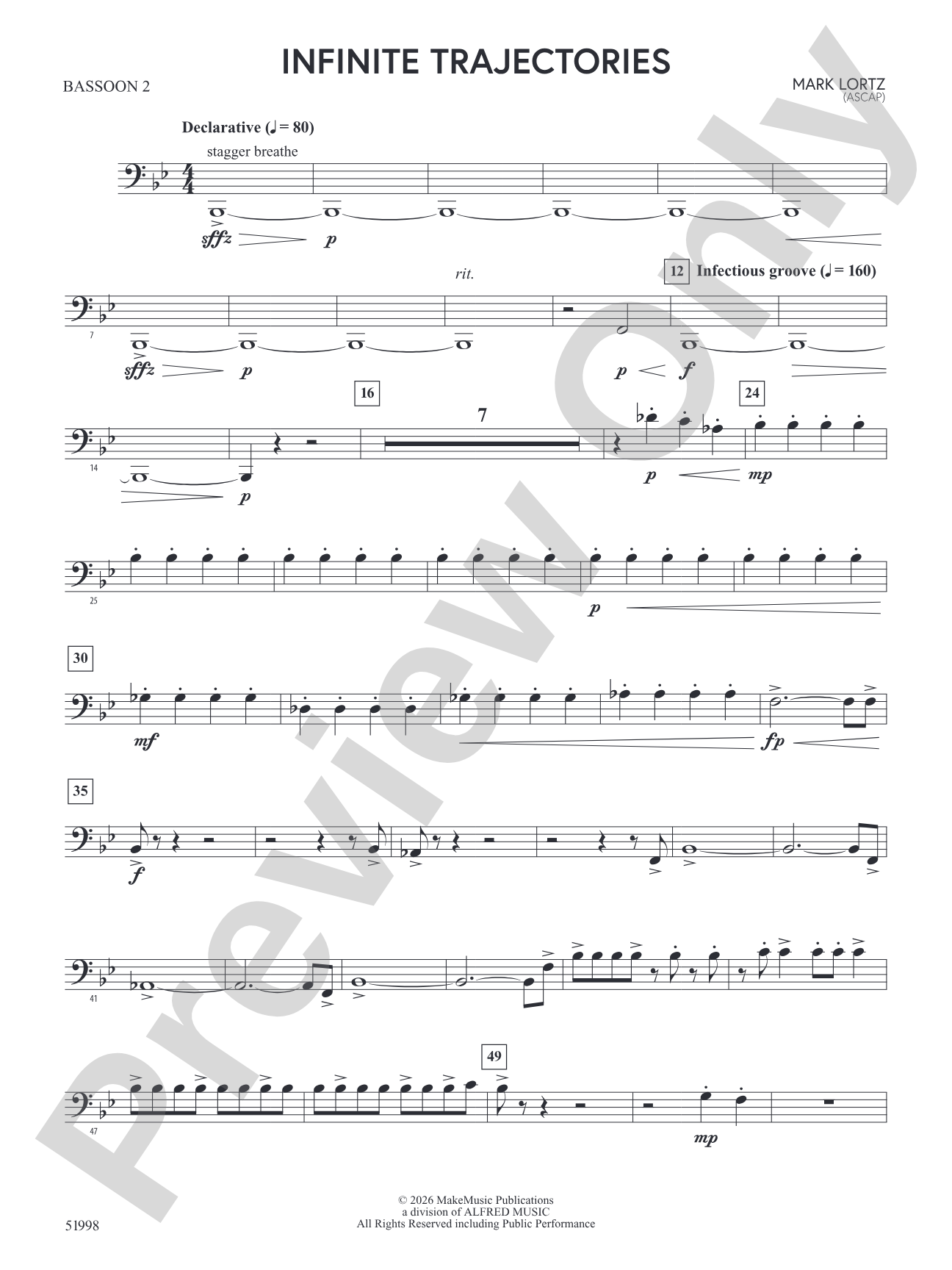 Infinite Trajectories: 2nd Bassoon