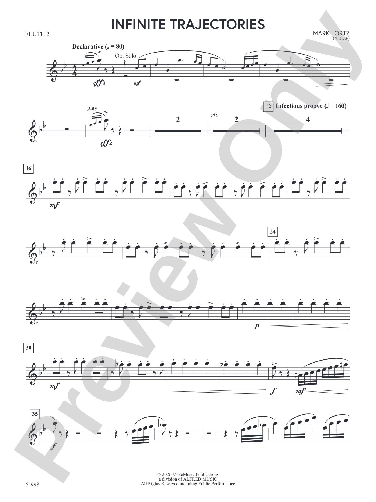 Infinite Trajectories: 2nd Flute