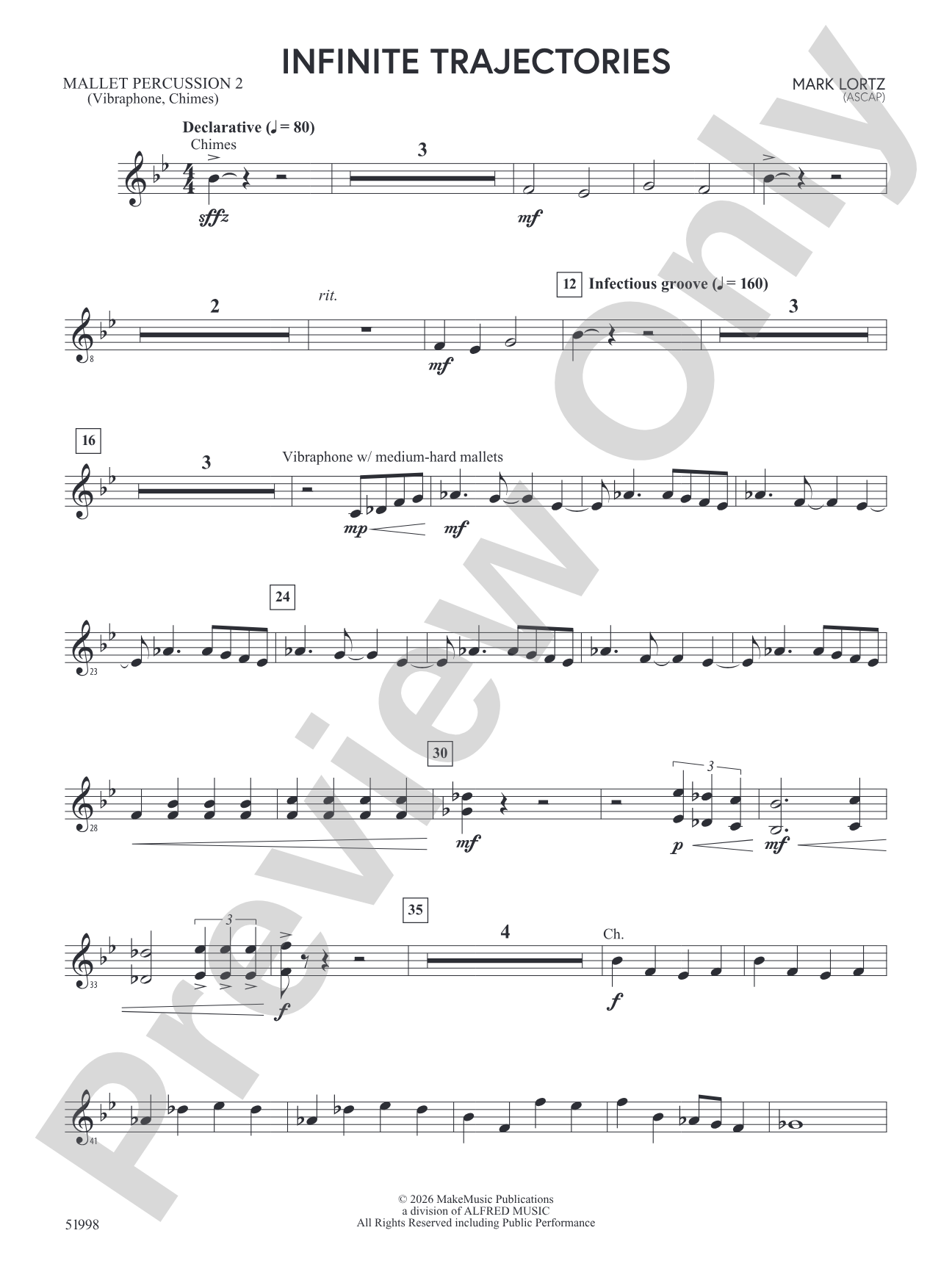 Infinite Trajectories: 2nd Mallet Percussion