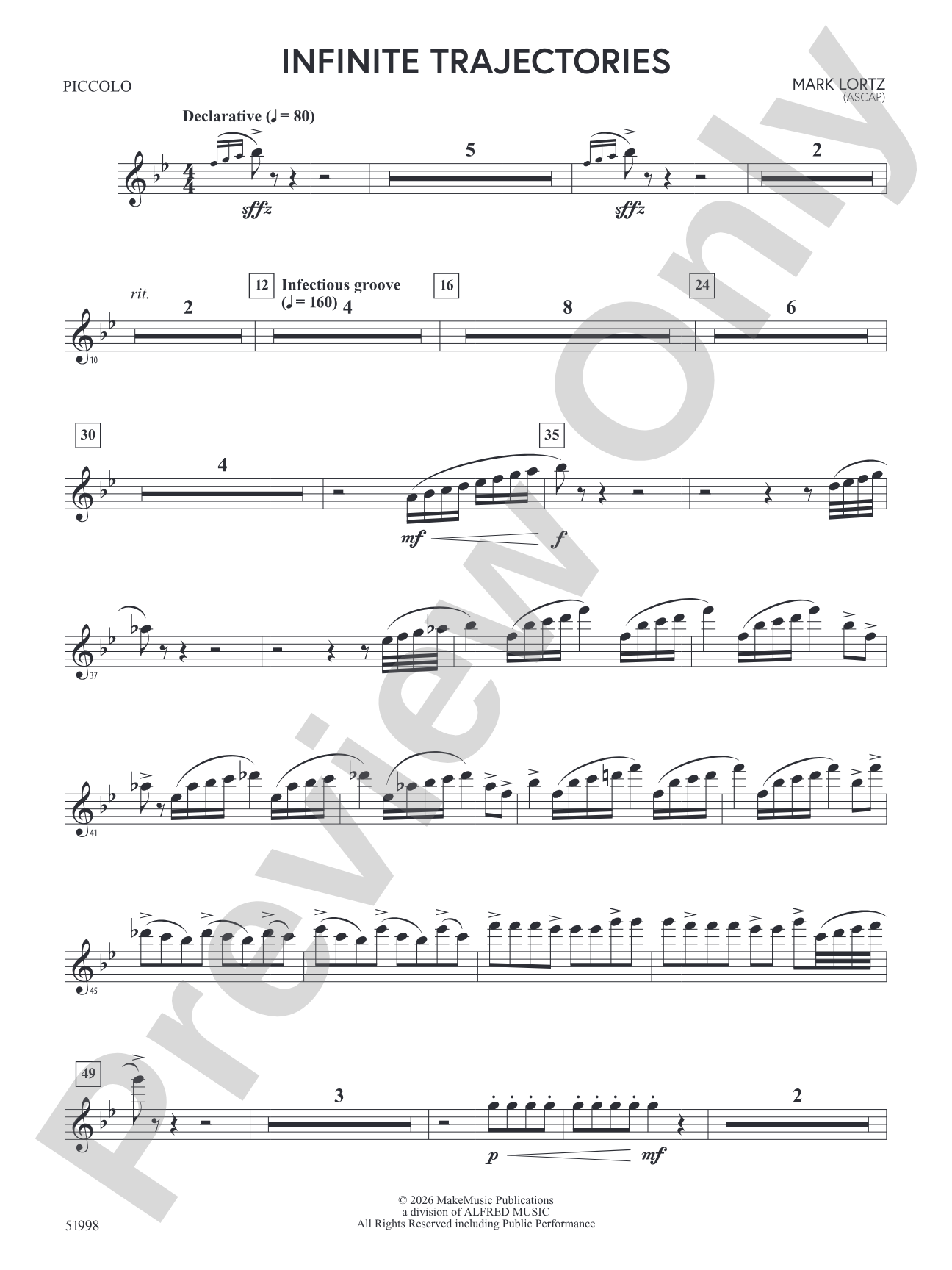 Infinite Trajectories: Piccolo