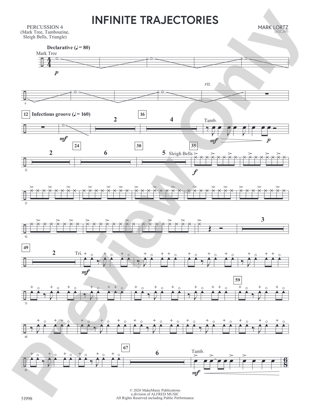 Infinite Trajectories: 4th Percussion